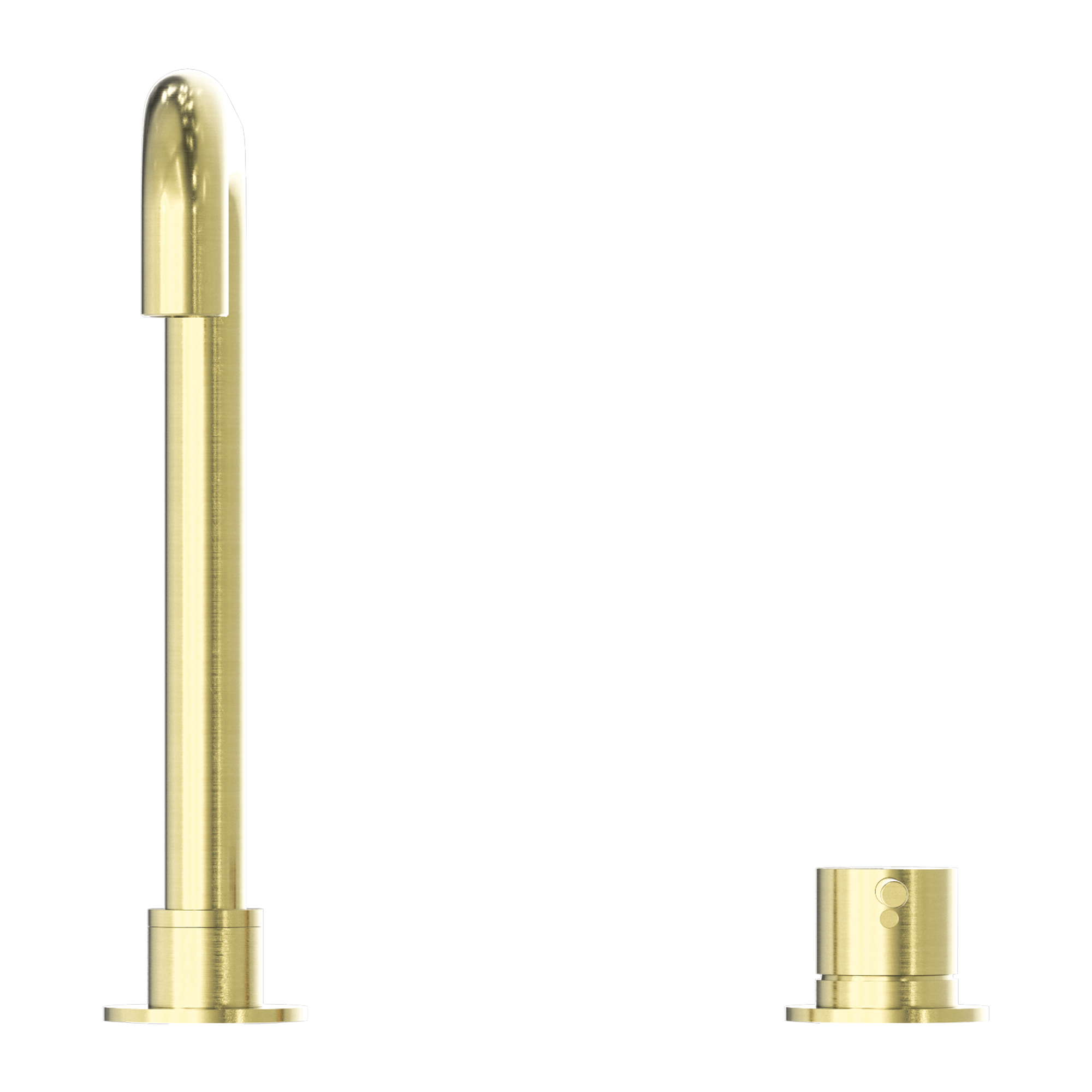 Mecca Hob Basin Mixer With Square Swivel Spout