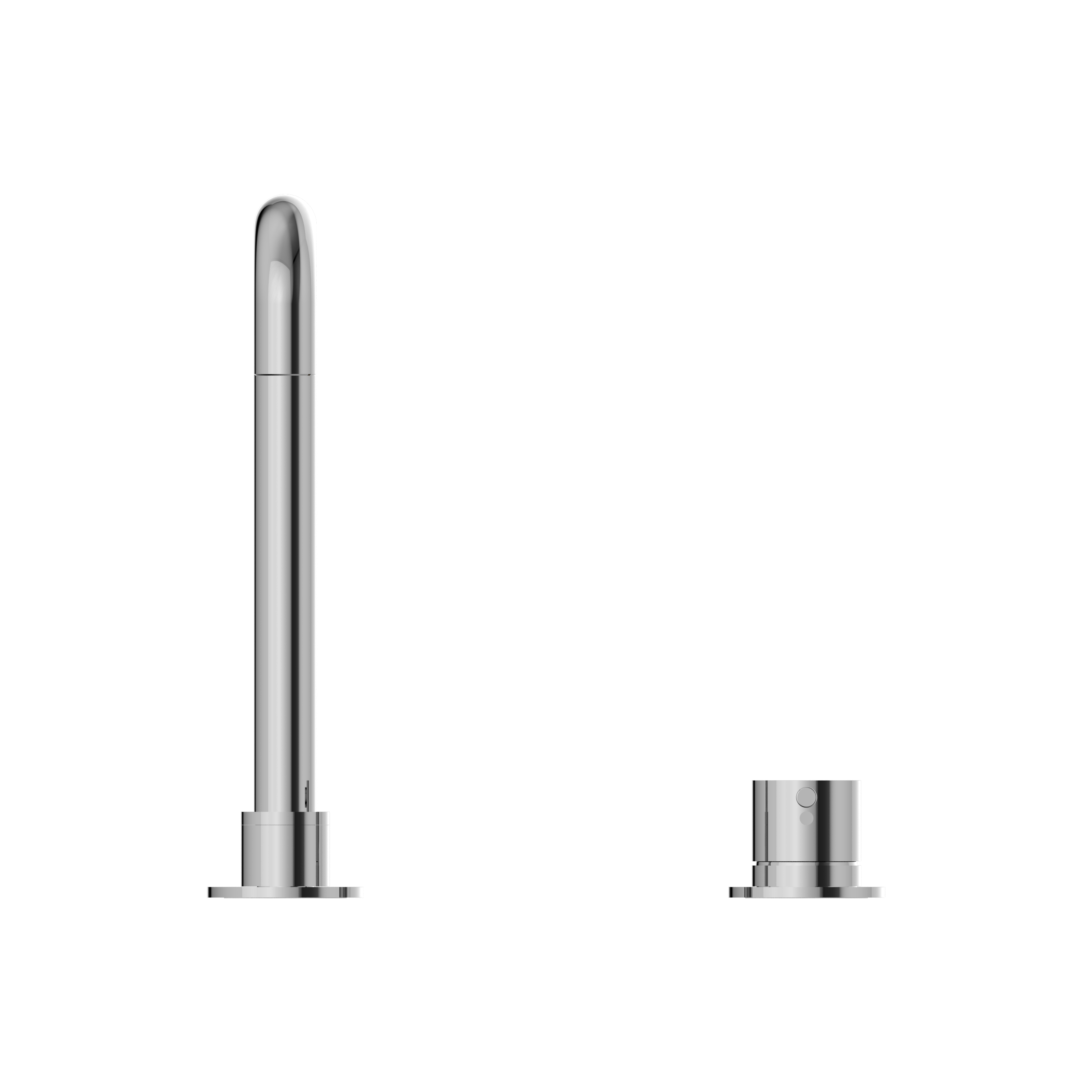 Mecca Hob Basin Mixer With Square Swivel Spout