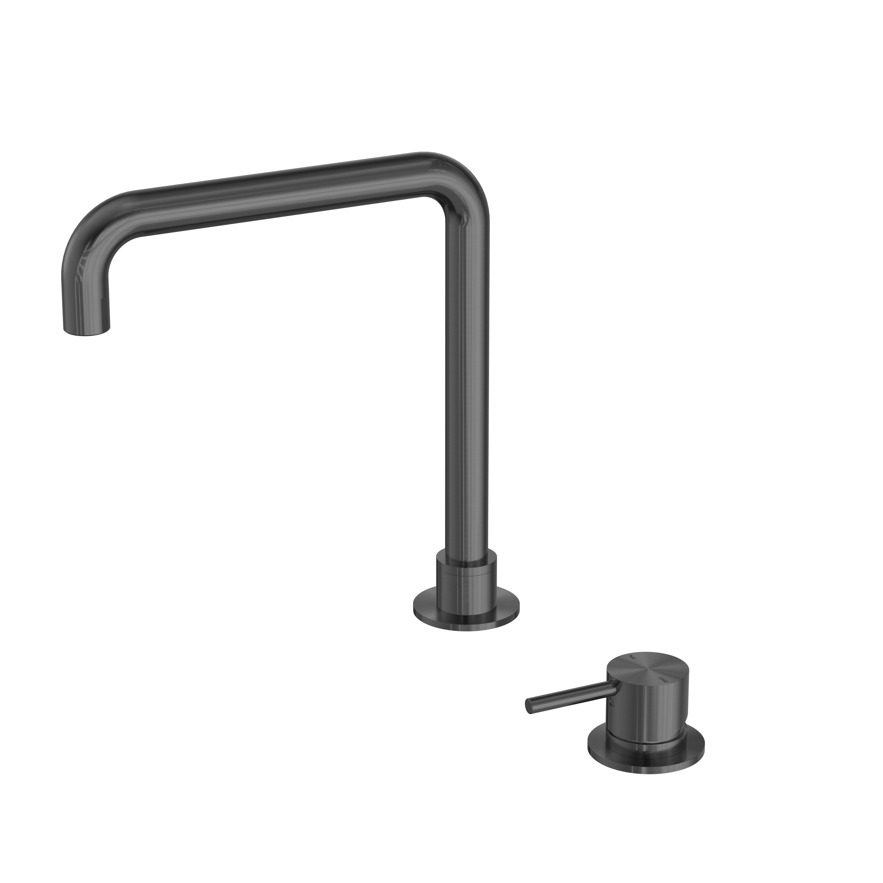 Mecca Hob Basin Mixer With Square Swivel Spout