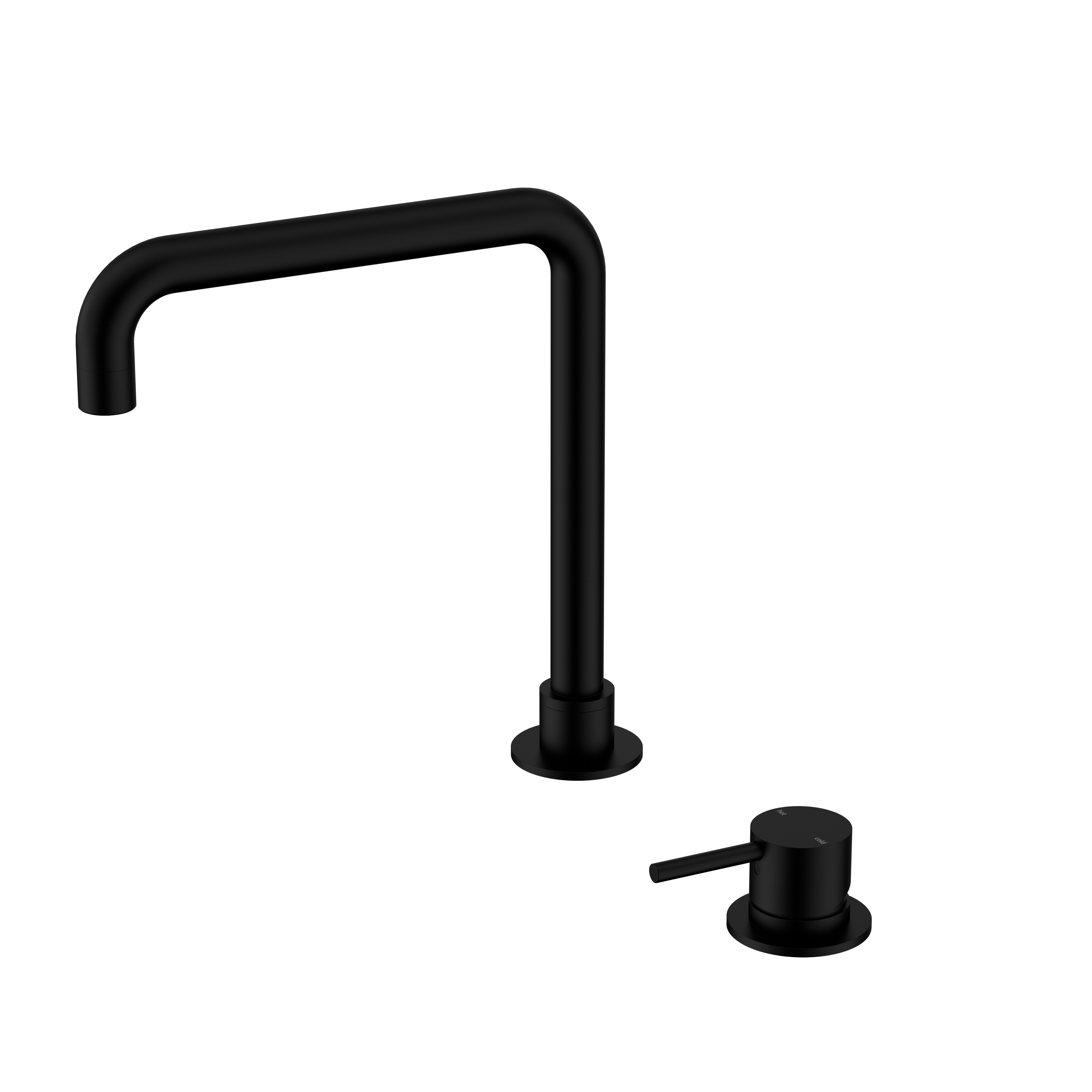 Mecca Hob Basin Mixer With Square Swivel Spout