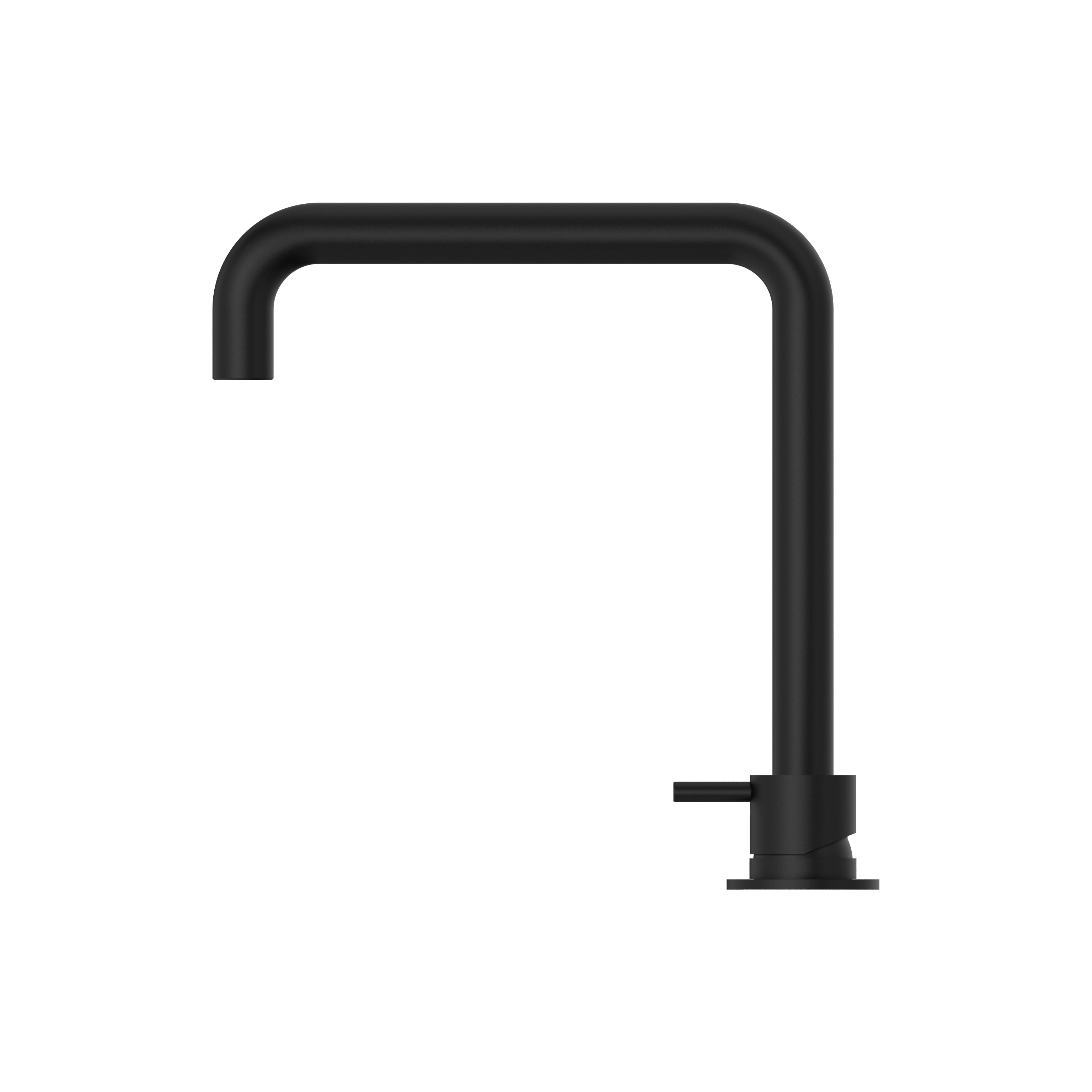 Mecca Hob Basin Mixer With Square Swivel Spout