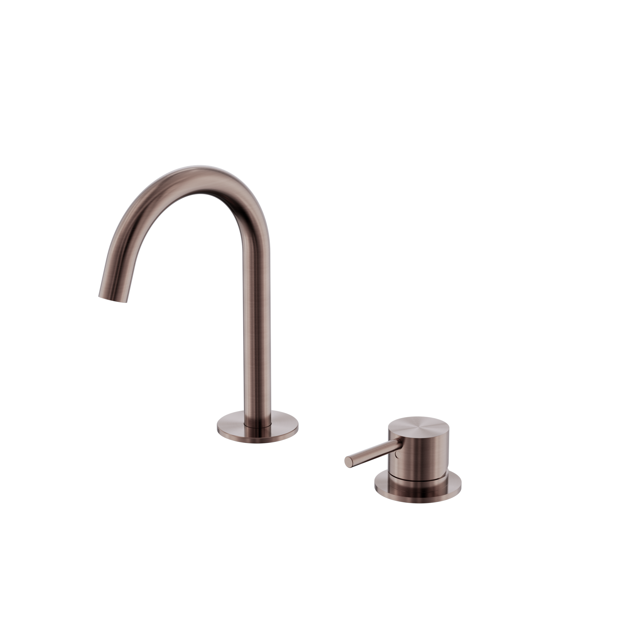 Mecca Hob Baisn Mixer Set with Arc Spout