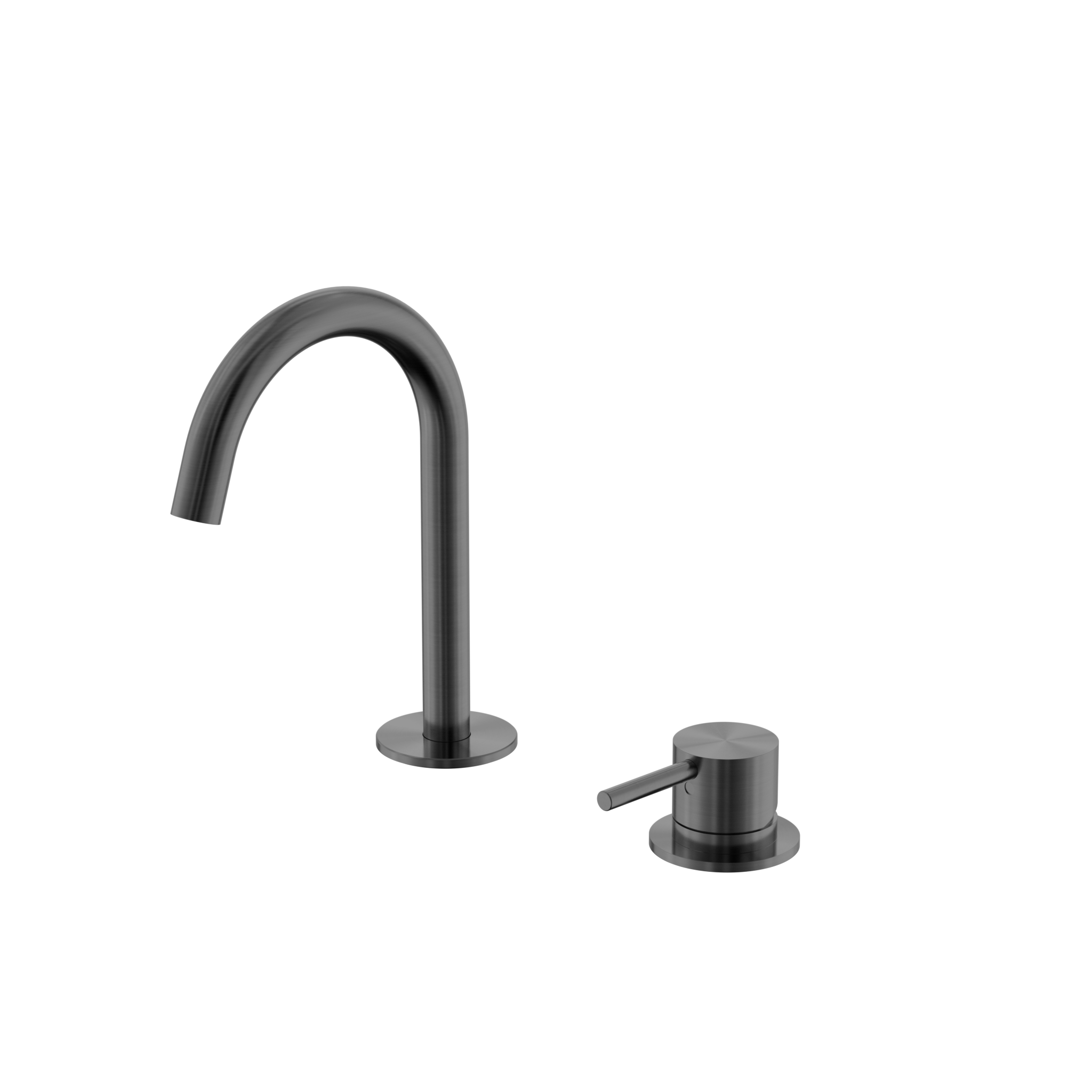 Mecca Hob Baisn Mixer Set with Arc Spout