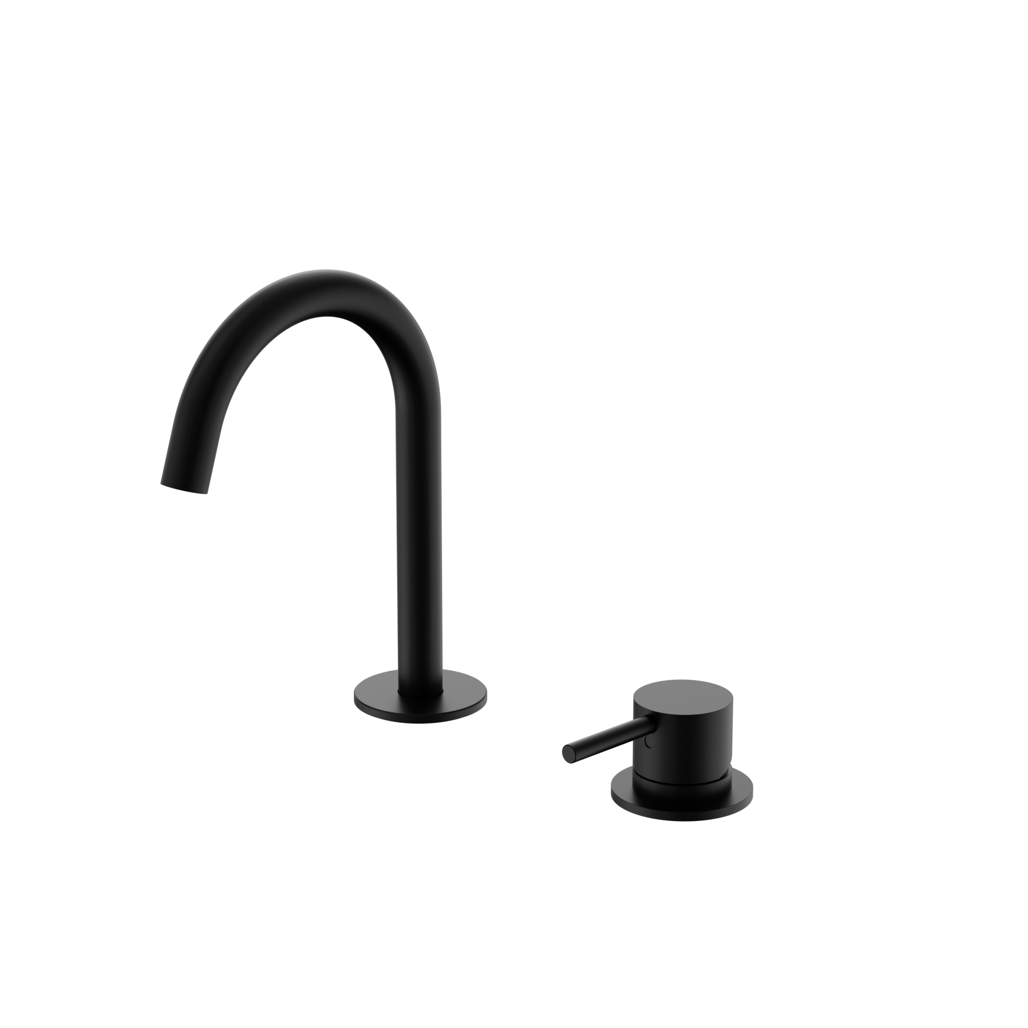 Mecca Hob Baisn Mixer Set with Arc Spout