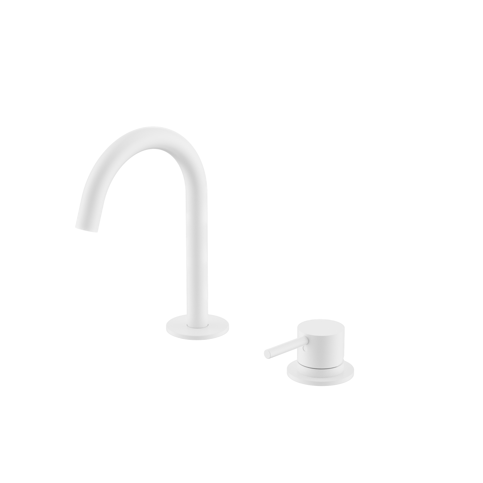 Mecca Hob Baisn Mixer Set with Arc Spout