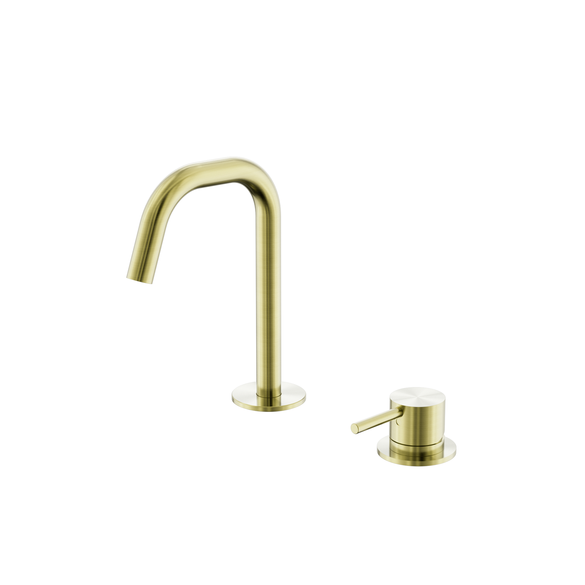 Mecca Hob Baisn Mixer Set With Edge Spout