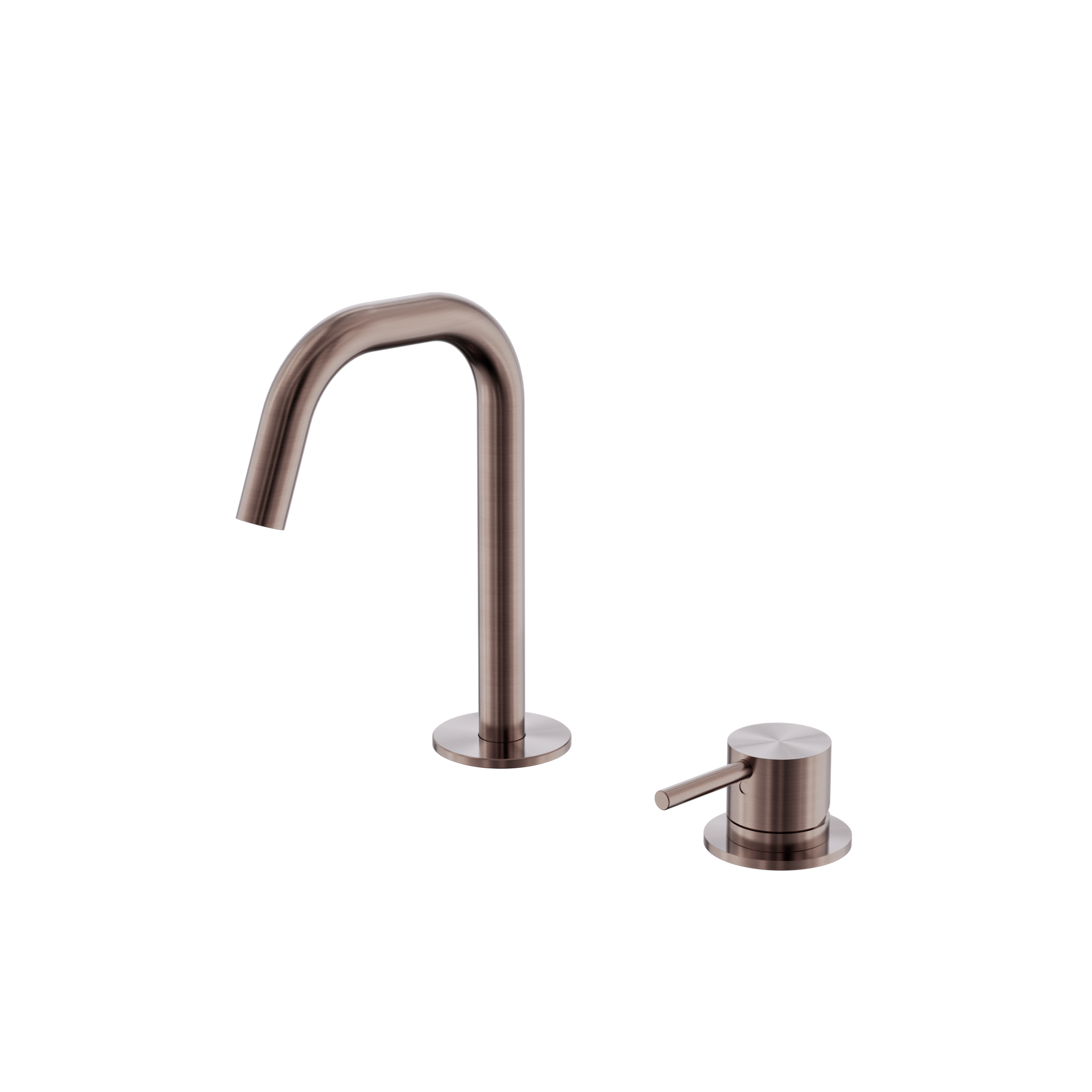 Mecca Hob Baisn Mixer Set With Edge Spout
