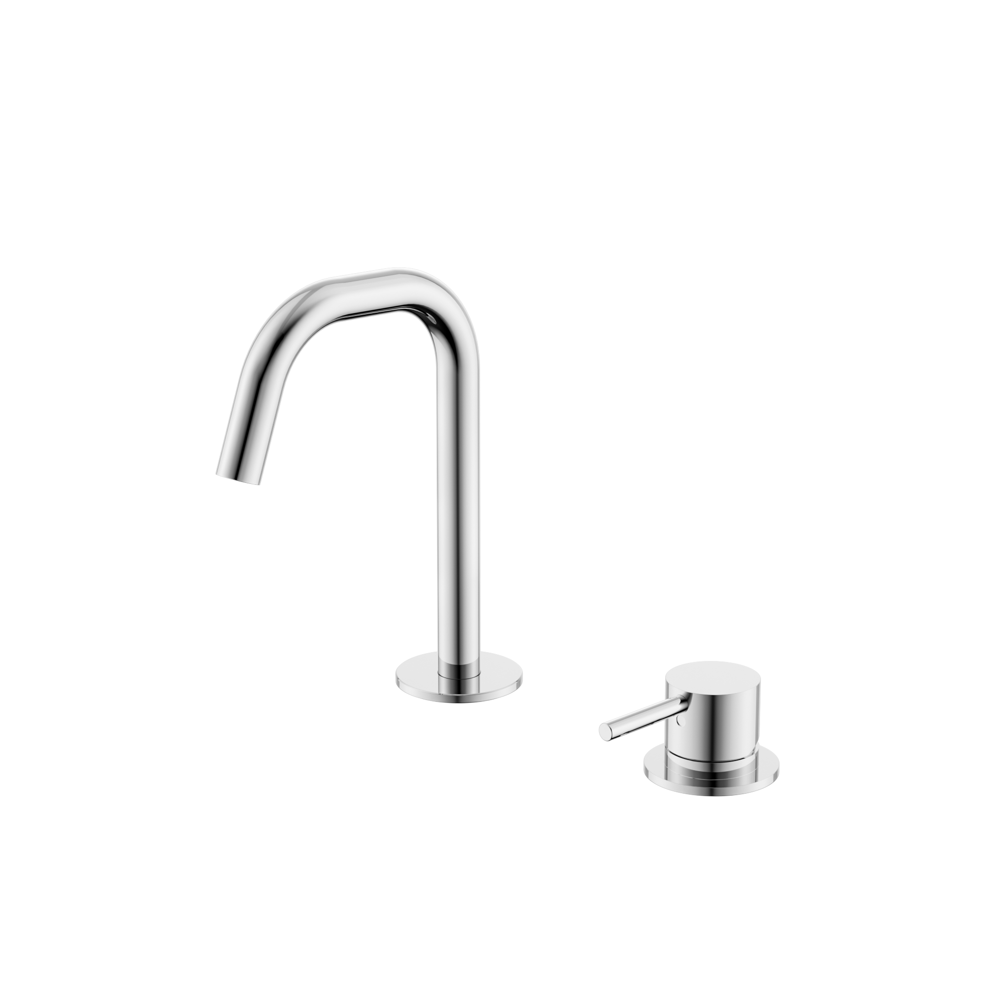 Mecca Hob Baisn Mixer Set With Edge Spout
