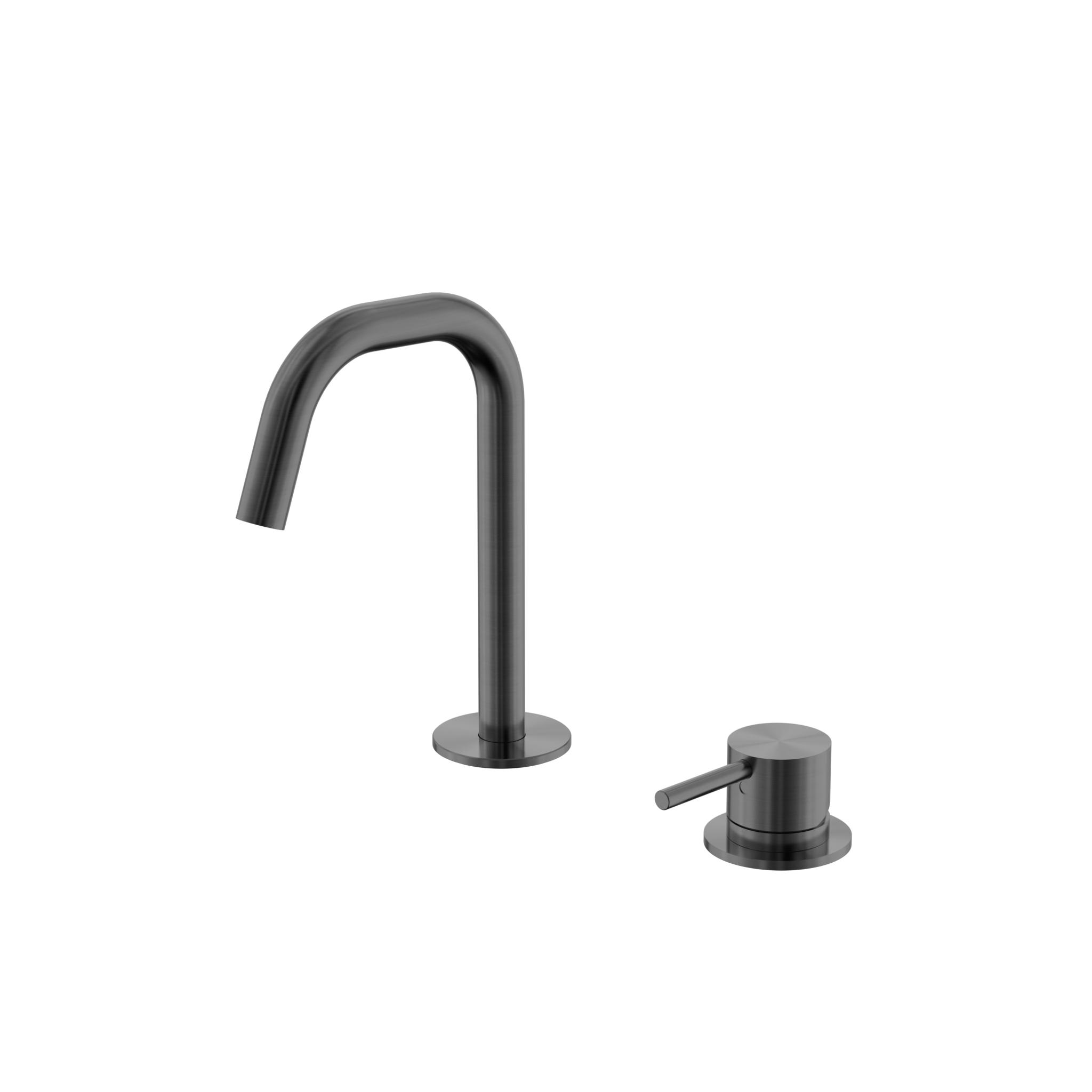 Mecca Hob Baisn Mixer Set With Edge Spout
