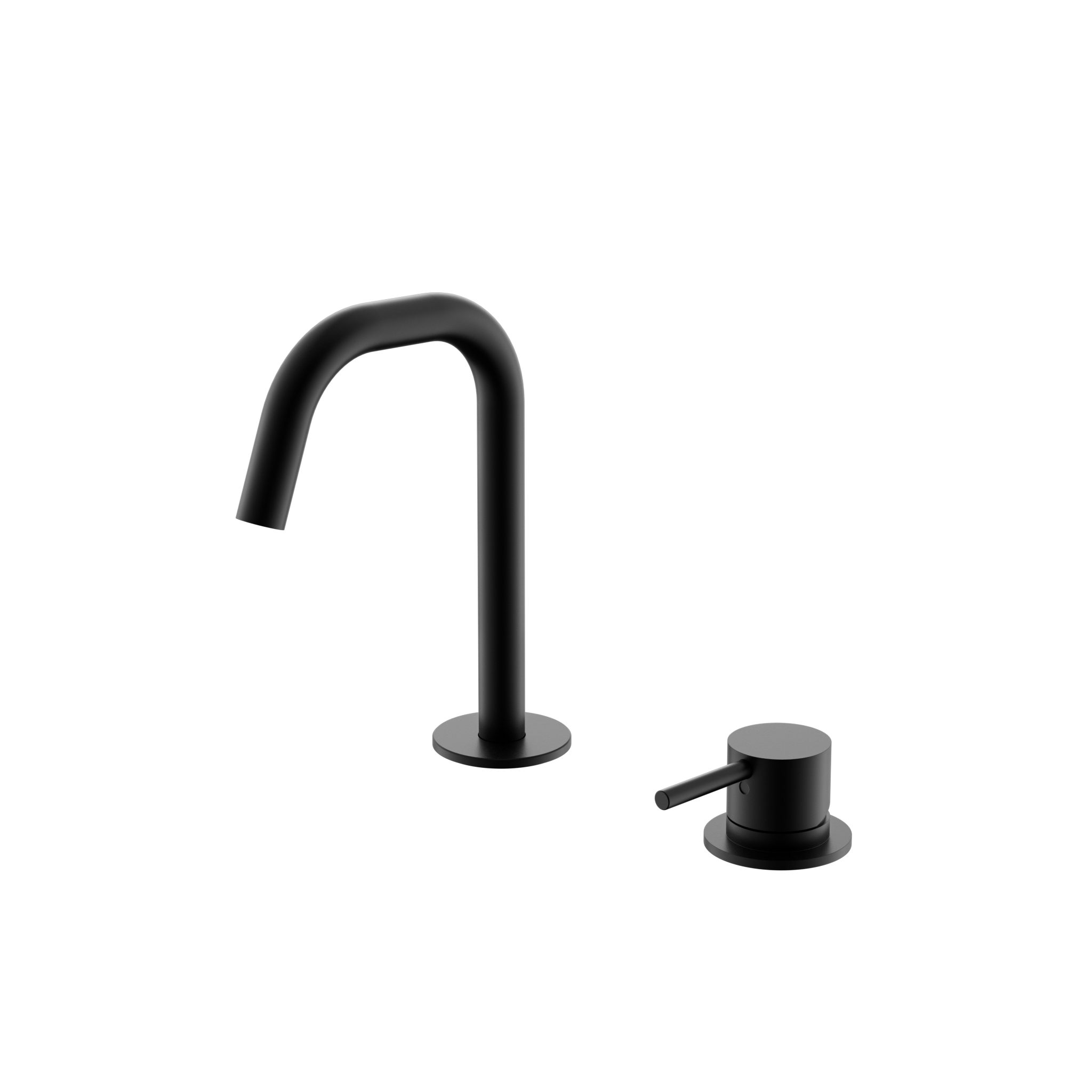 Mecca Hob Baisn Mixer Set With Edge Spout