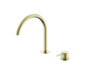Mecca Hob Kitchen/Bath Mixer Set With Arc Spout