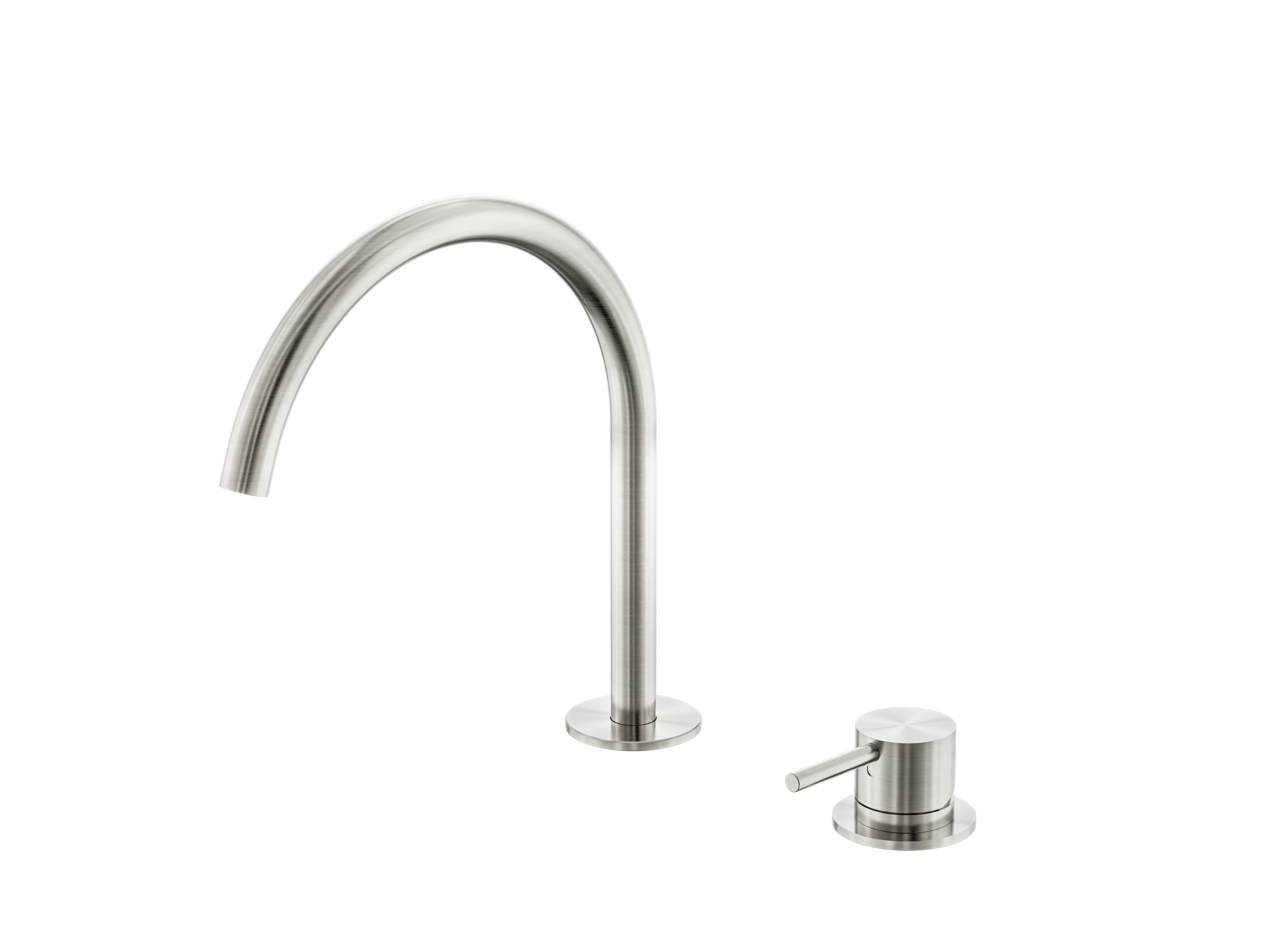Mecca Hob Kitchen/Bath Mixer Set With Arc Spout