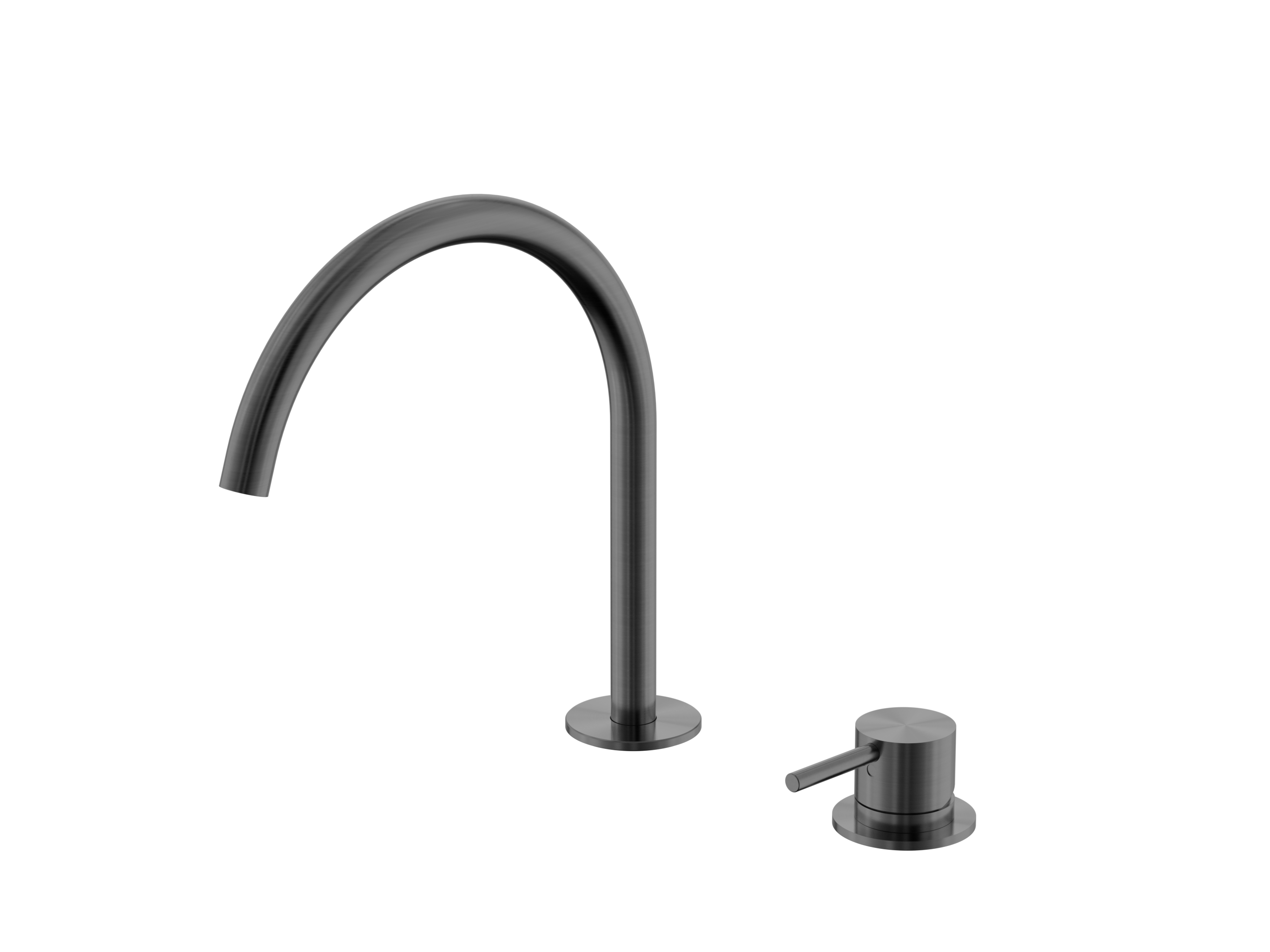 Mecca Hob Kitchen/Bath Mixer Set With Arc Spout