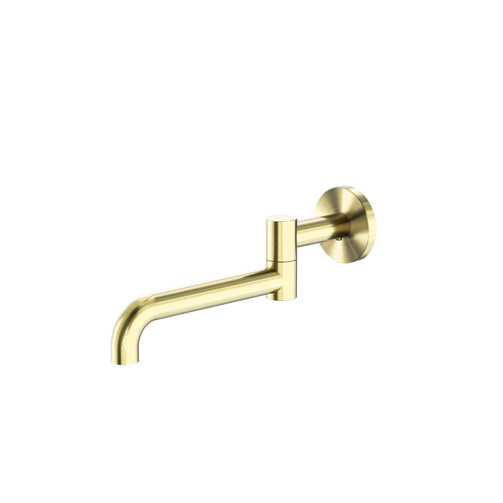 Mecca Wall Mounted Swivel Bath Spout Only 225mm