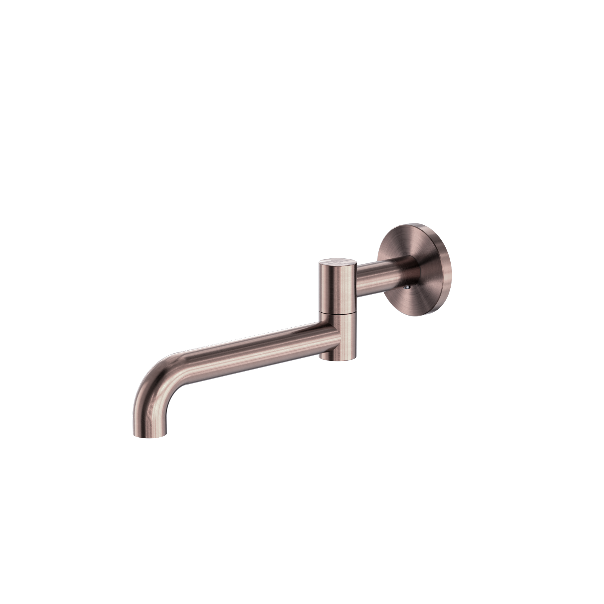 Mecca Wall Mounted Swivel Bath Spout Only 225mm