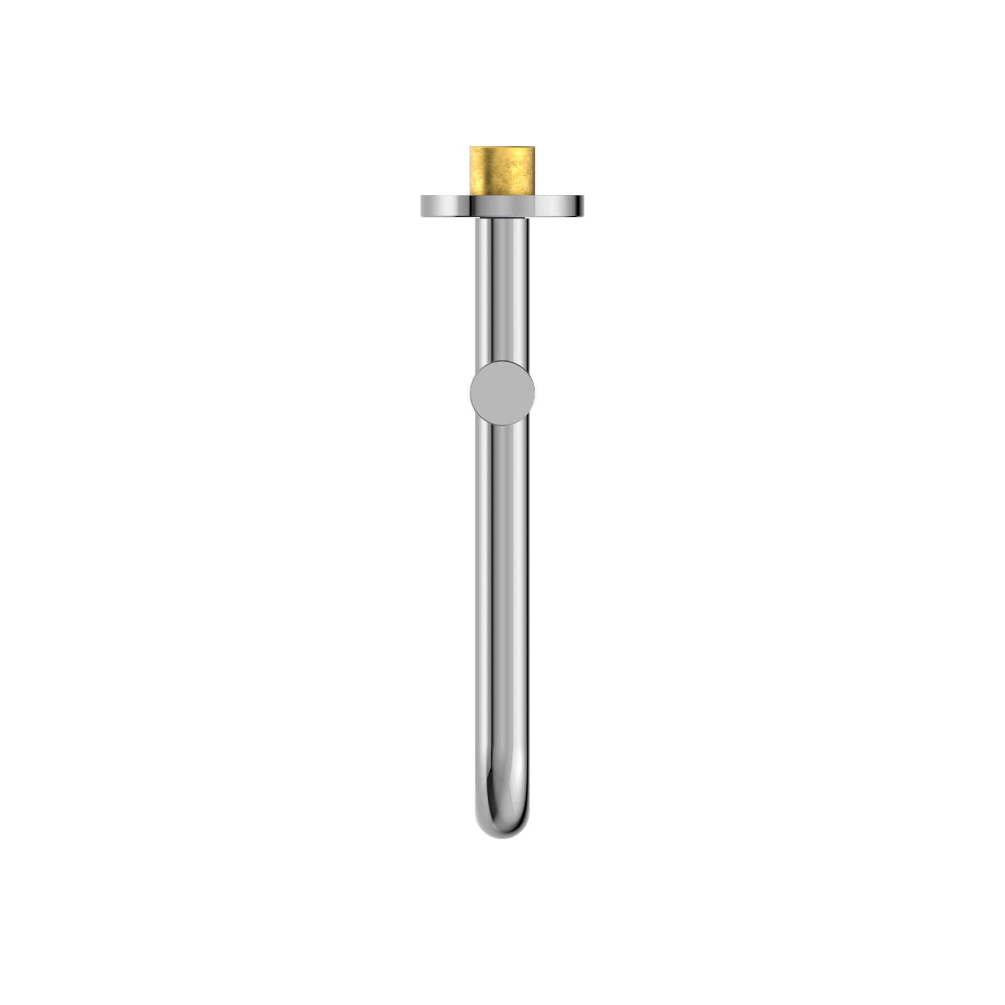 Mecca Wall Mounted Swivel Bath Spout Only 225mm