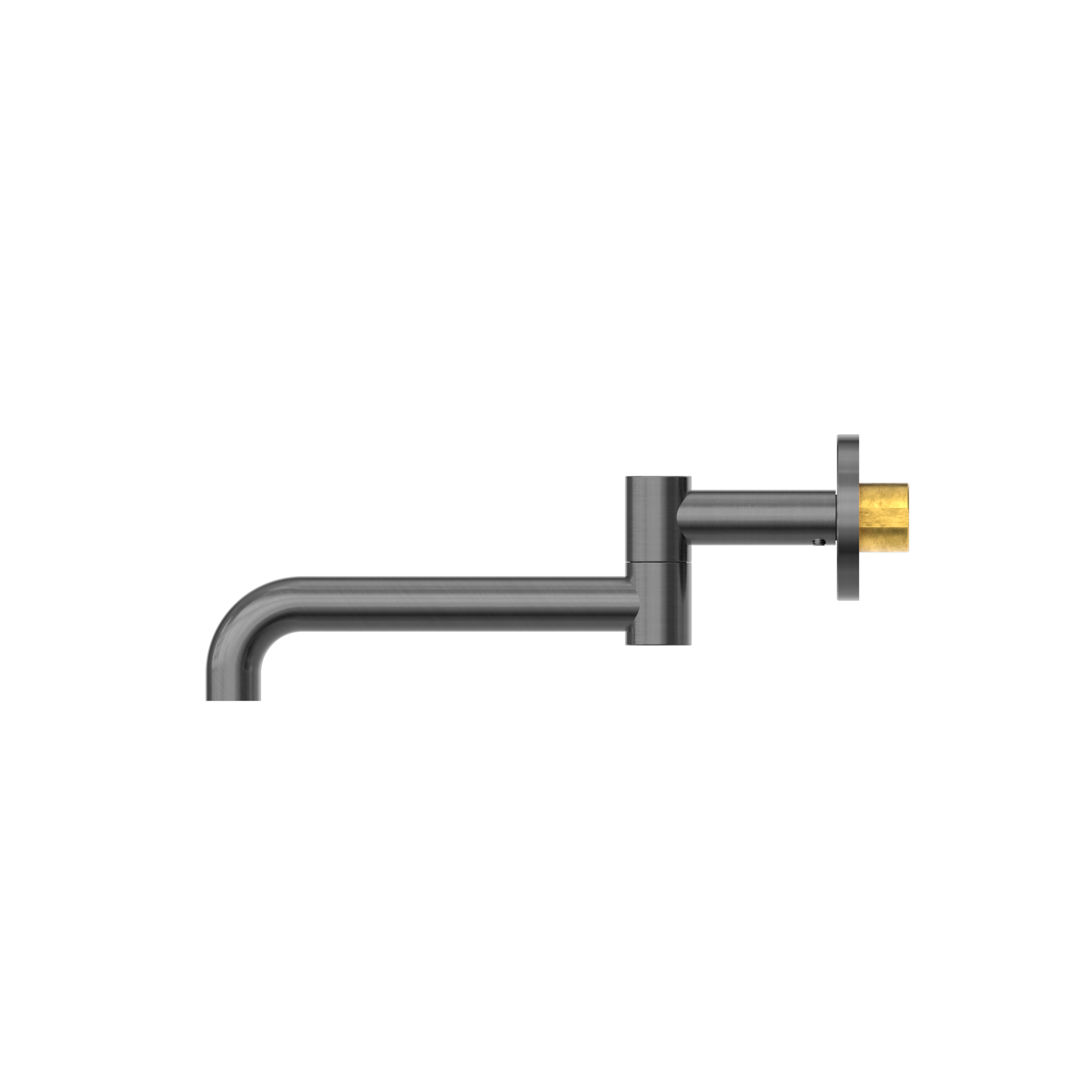 Mecca Wall Mounted Swivel Bath Spout Only 225mm