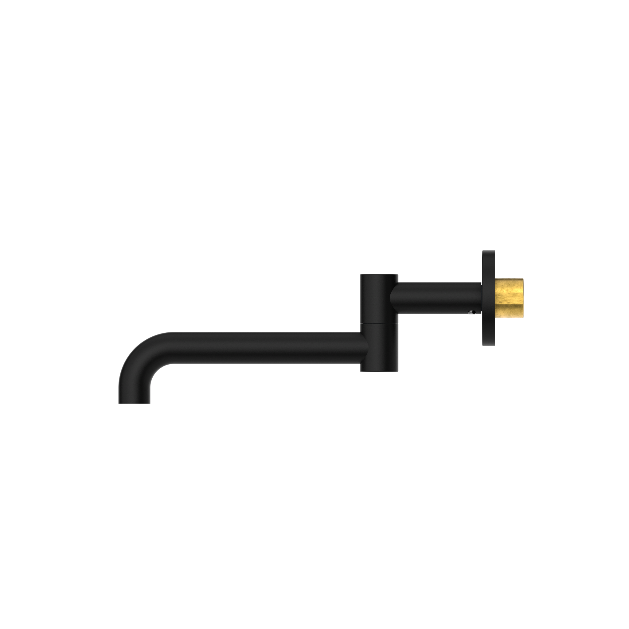 Mecca Wall Mounted Swivel Bath Spout Only 225mm
