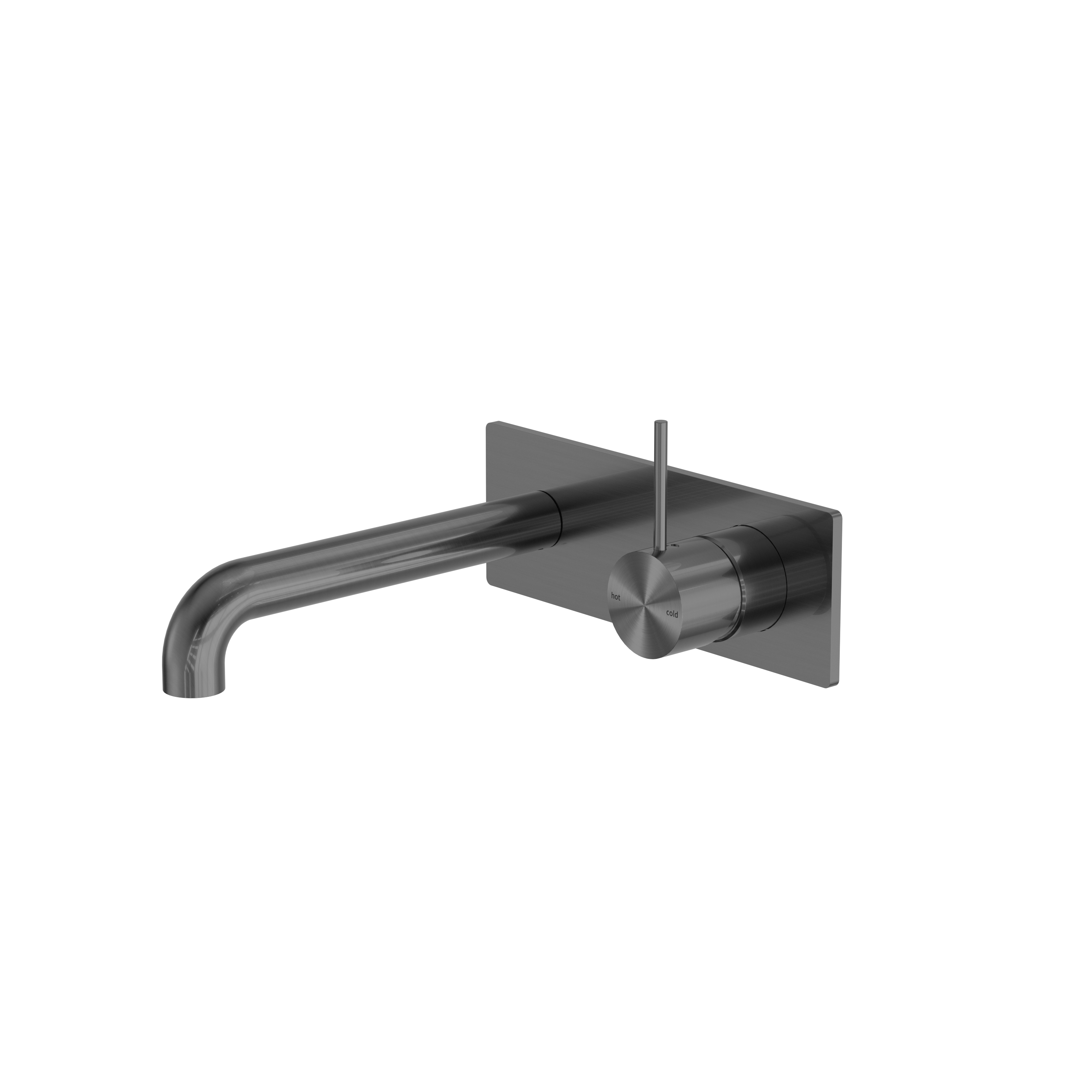 Mecca Wall Basin/Bath Mixer 120mm with Handle Up