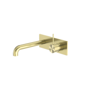 Mecca Wall Basin/Bath Mixer 160mm with Handle Up