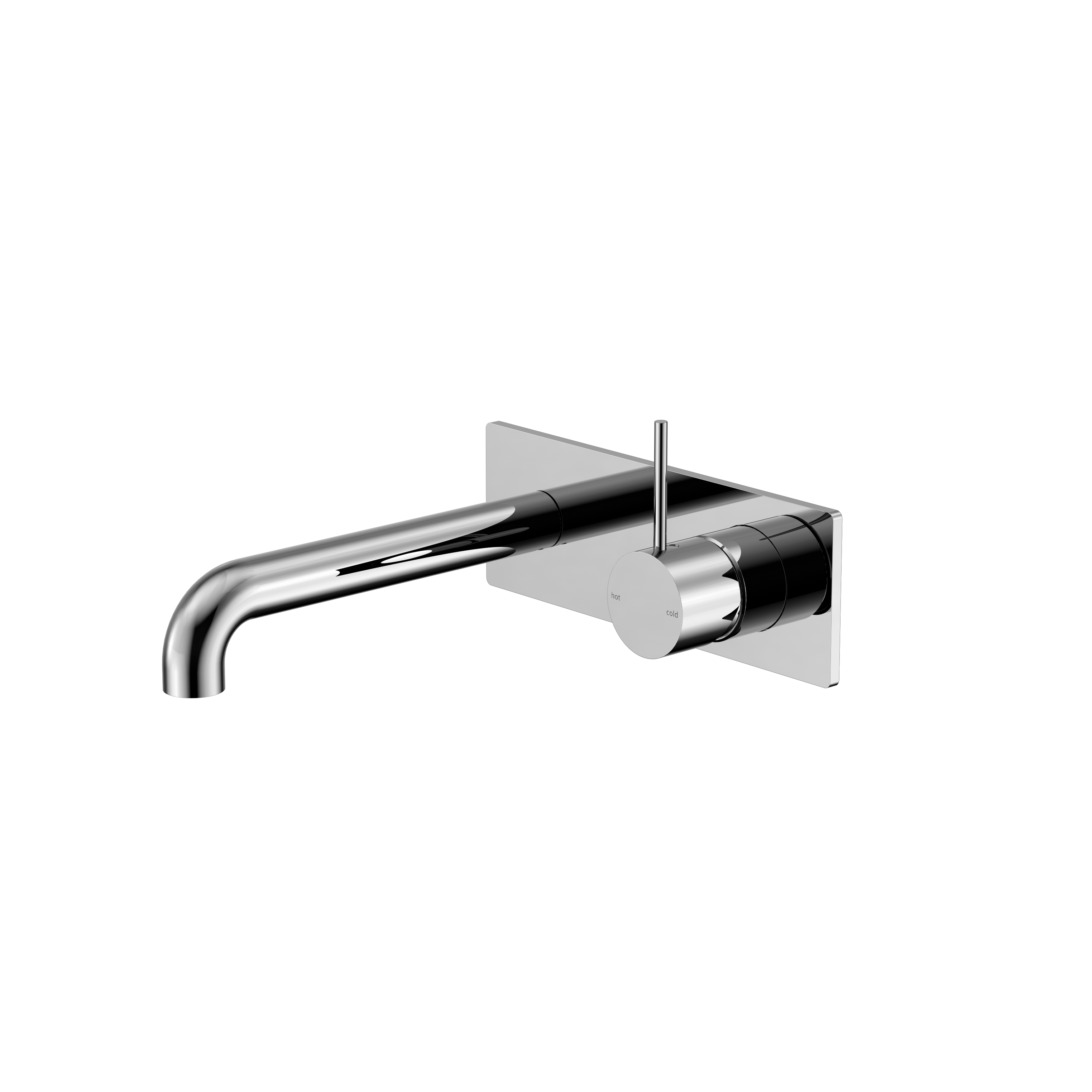 Mecca Wall Basin/Bath Mixer 260mm with Handle Up