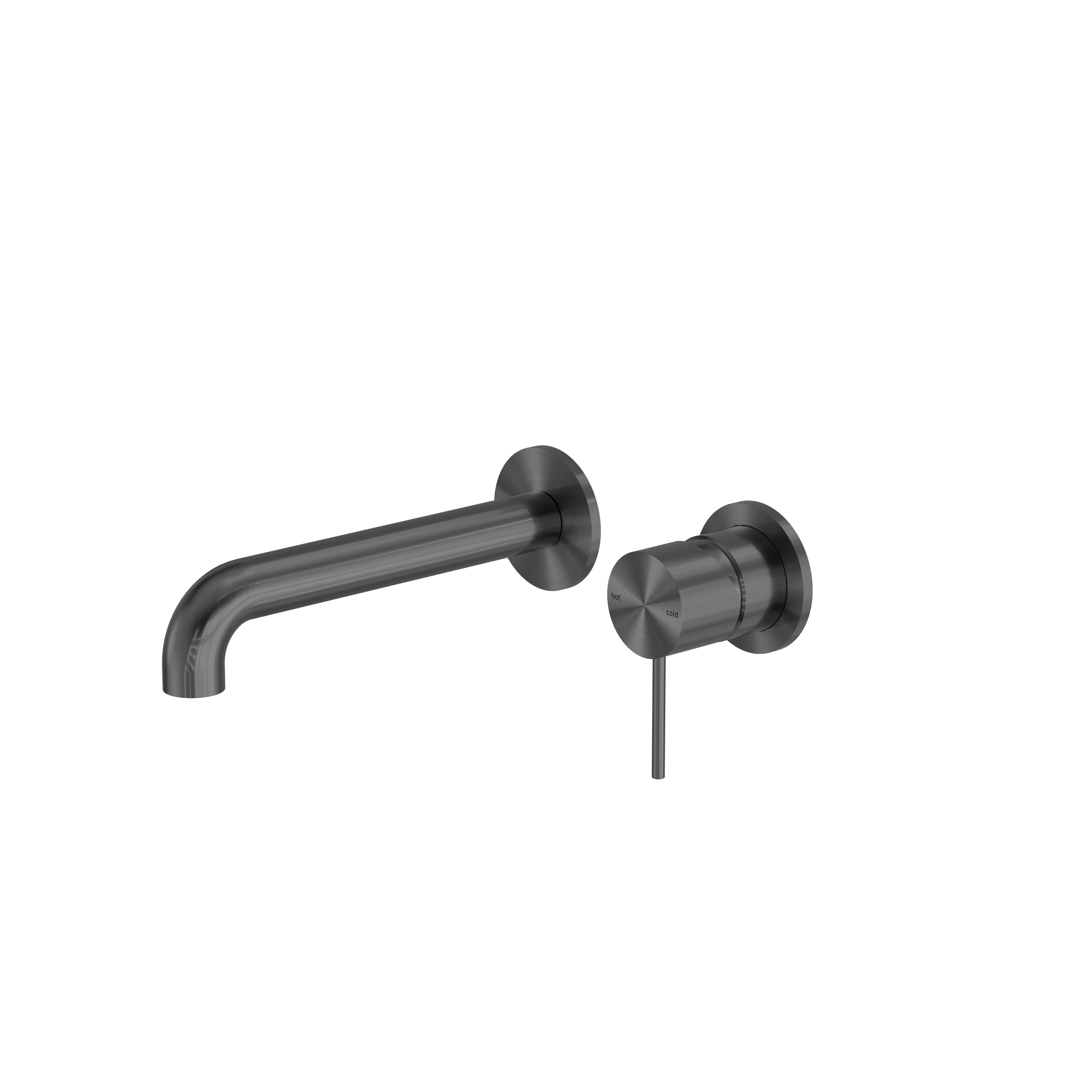 Mecca Wall Basin/Bath Mixer with Separate Back Plate 260mm