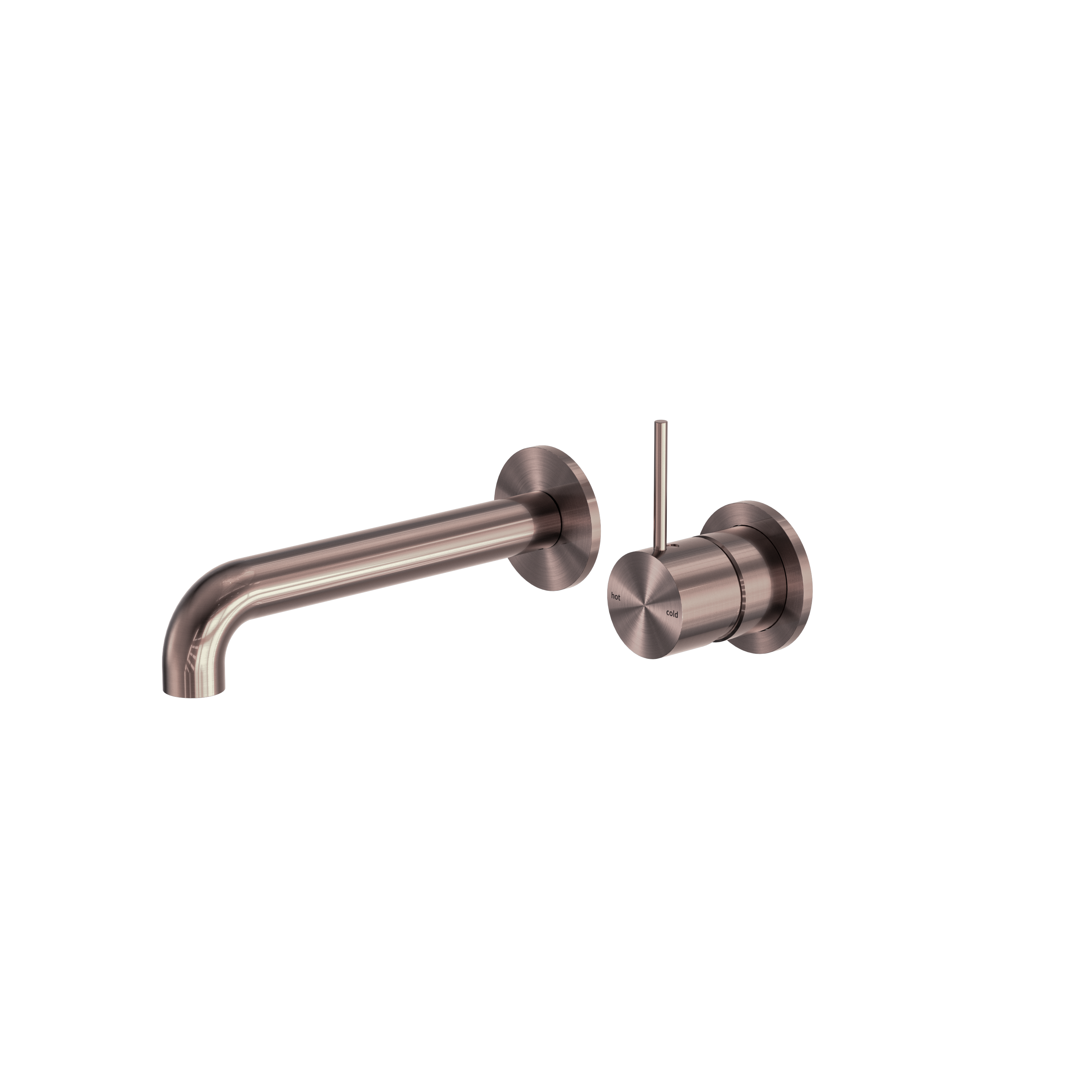 Mecca Wall Basin/Bath Mixer with Separate Back Plate 120mm