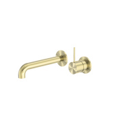 Mecca Wall Basin/Bath Mixer with Separate Back Plate and Handle up 160mm