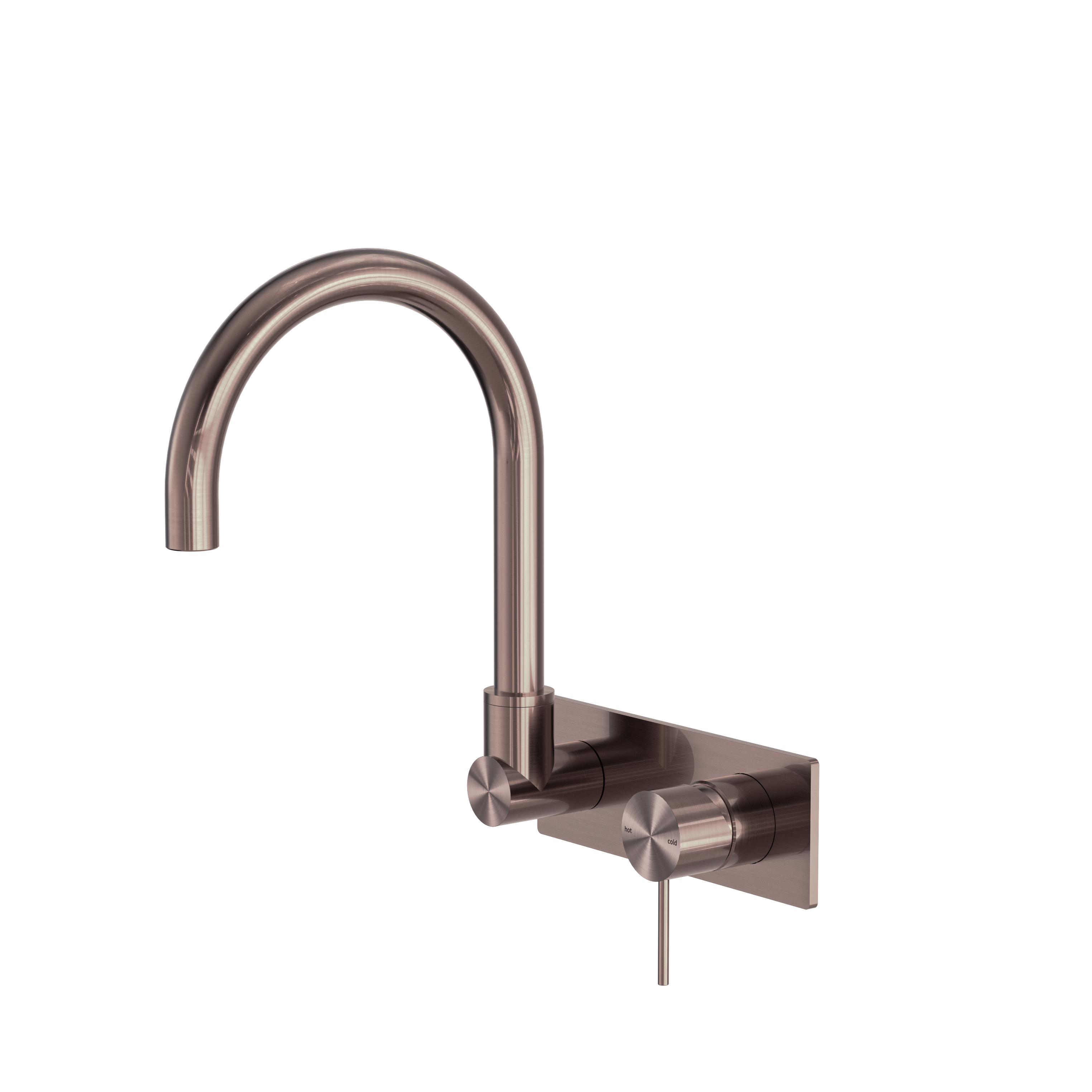 Mecca Wall Basin/Bath Mixer with Siwivel Spout