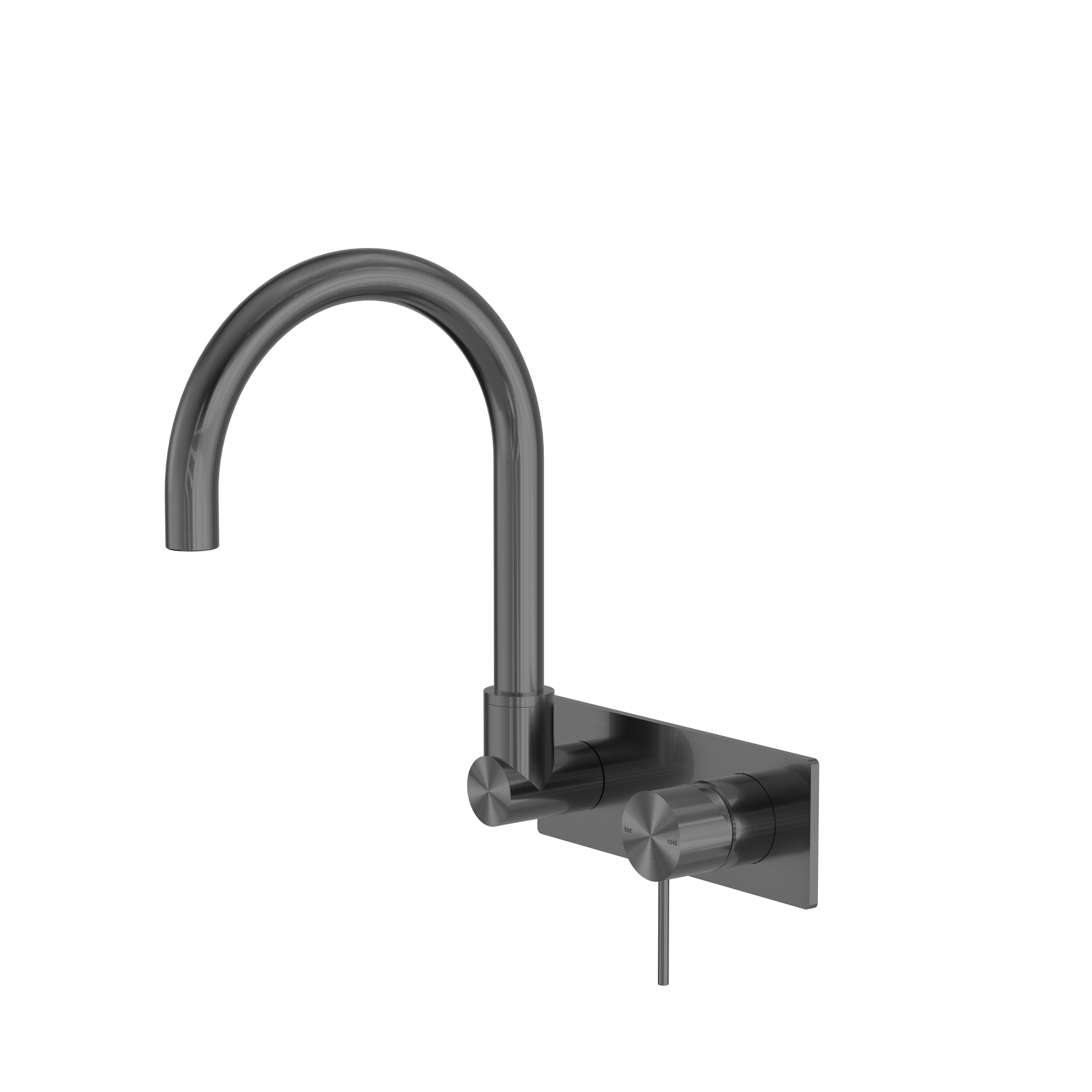Mecca Wall Basin/Bath Mixer with Siwivel Spout