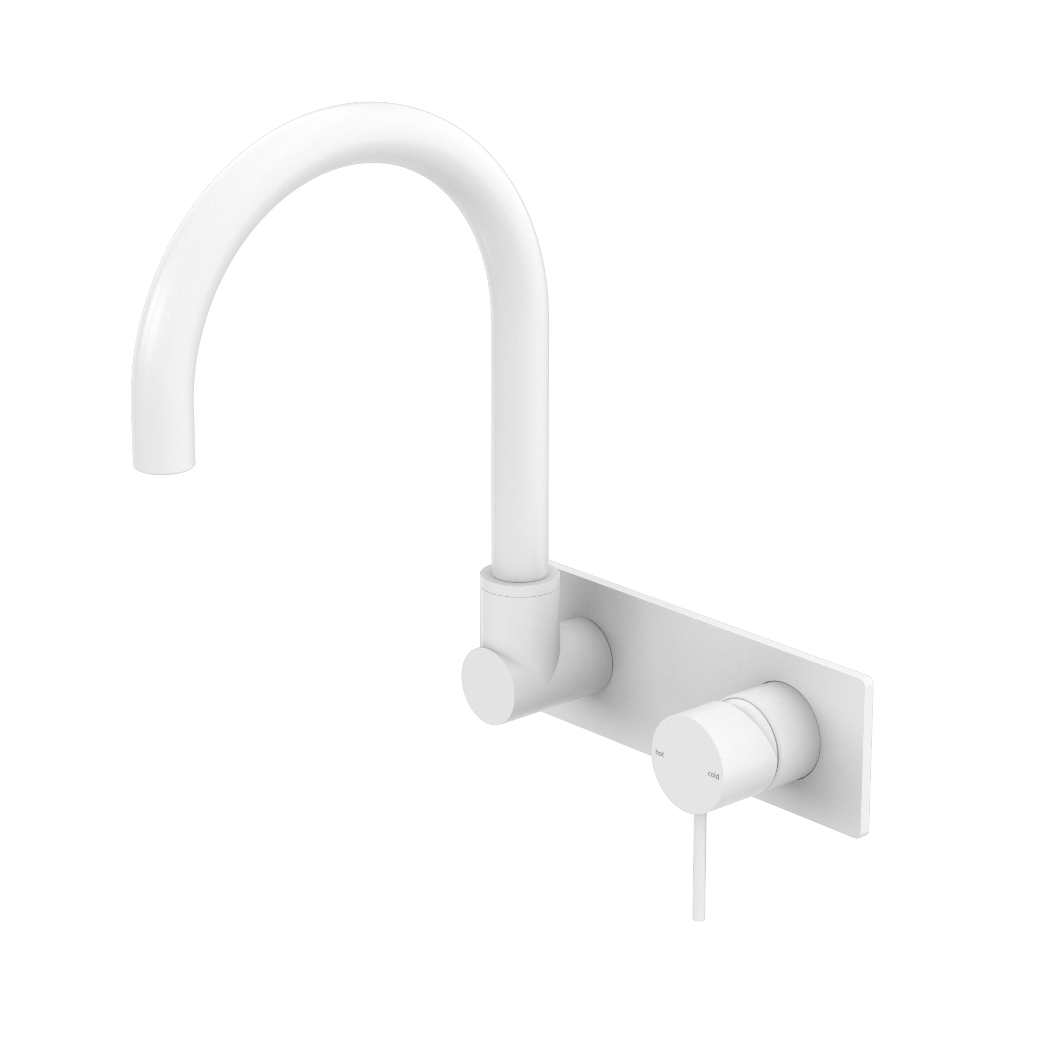Mecca Wall Basin/Bath Mixer with Siwivel Spout