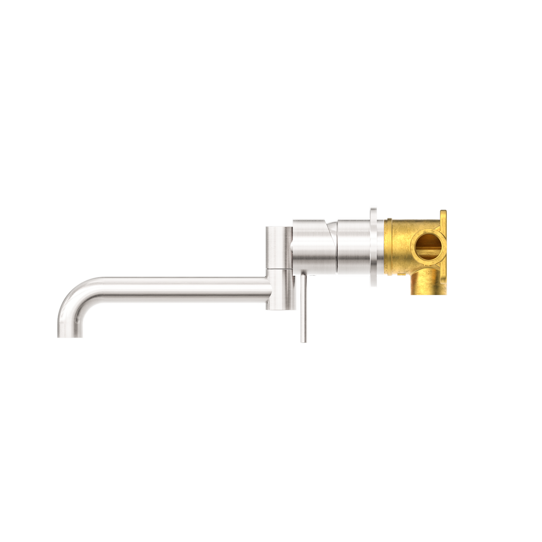 Mecca Wall Basin/Bath Mixer With Swivel Spout 225mm