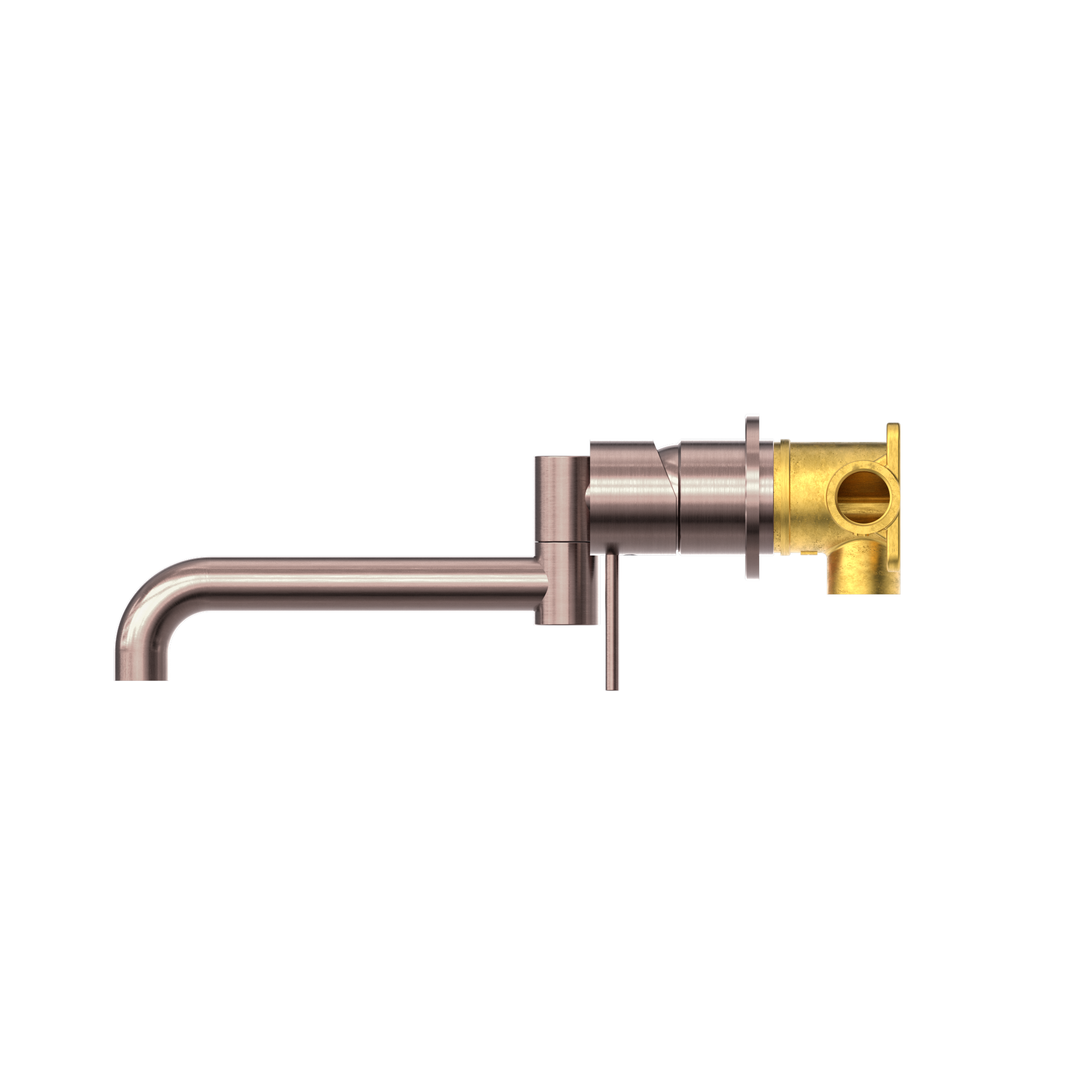 Mecca Wall Basin/Bath Mixer With Swivel Spout 225mm