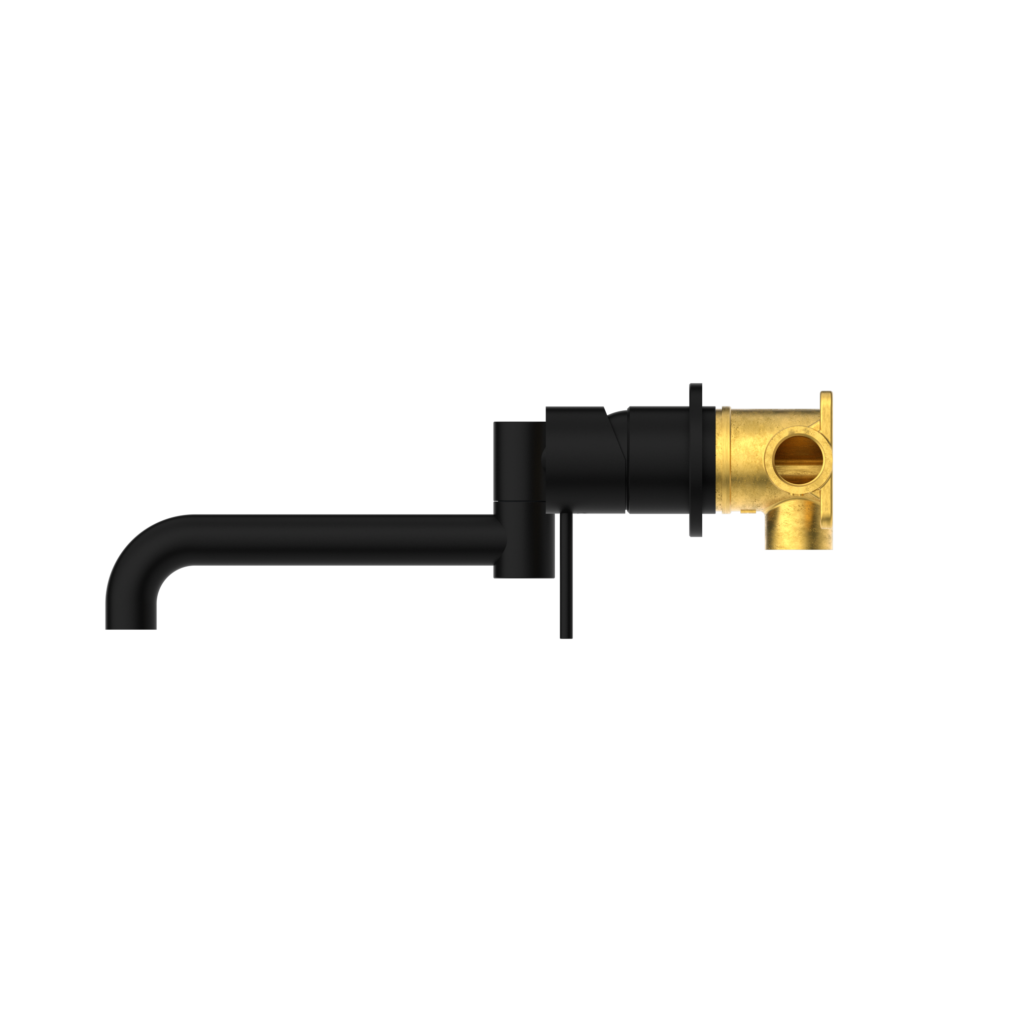Mecca Wall Basin/Bath Mixer With Swivel Spout 225mm