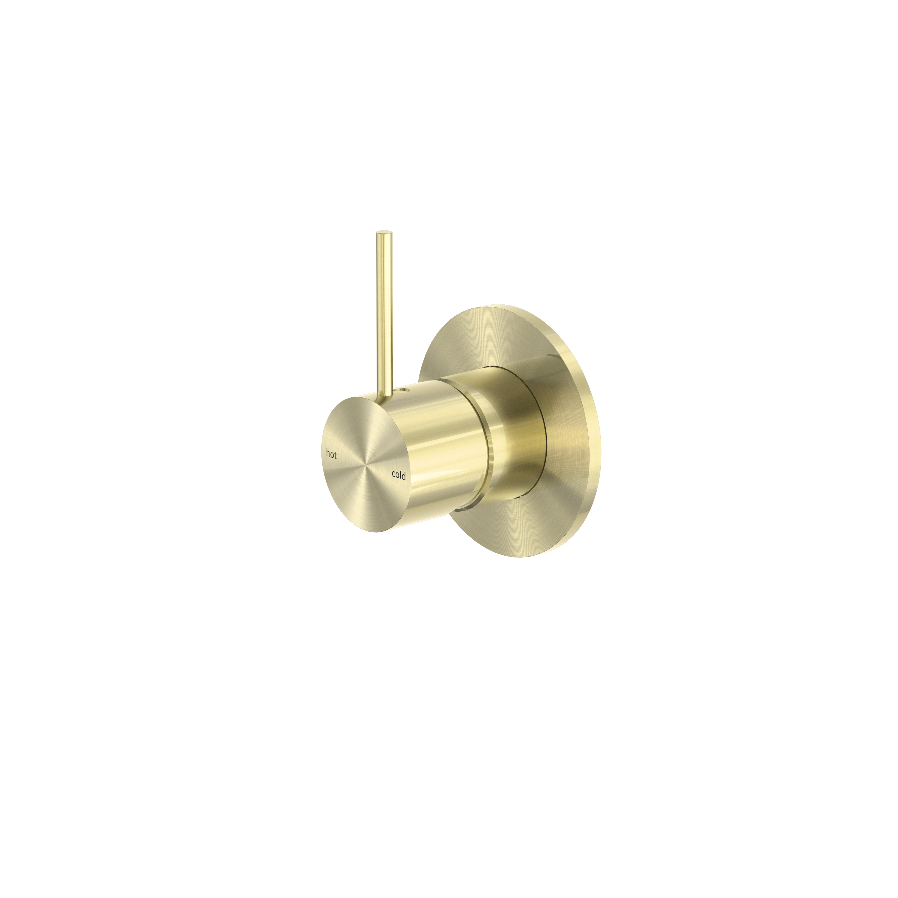 Mecca Shower Mixer With Handle Up 80mm Plate