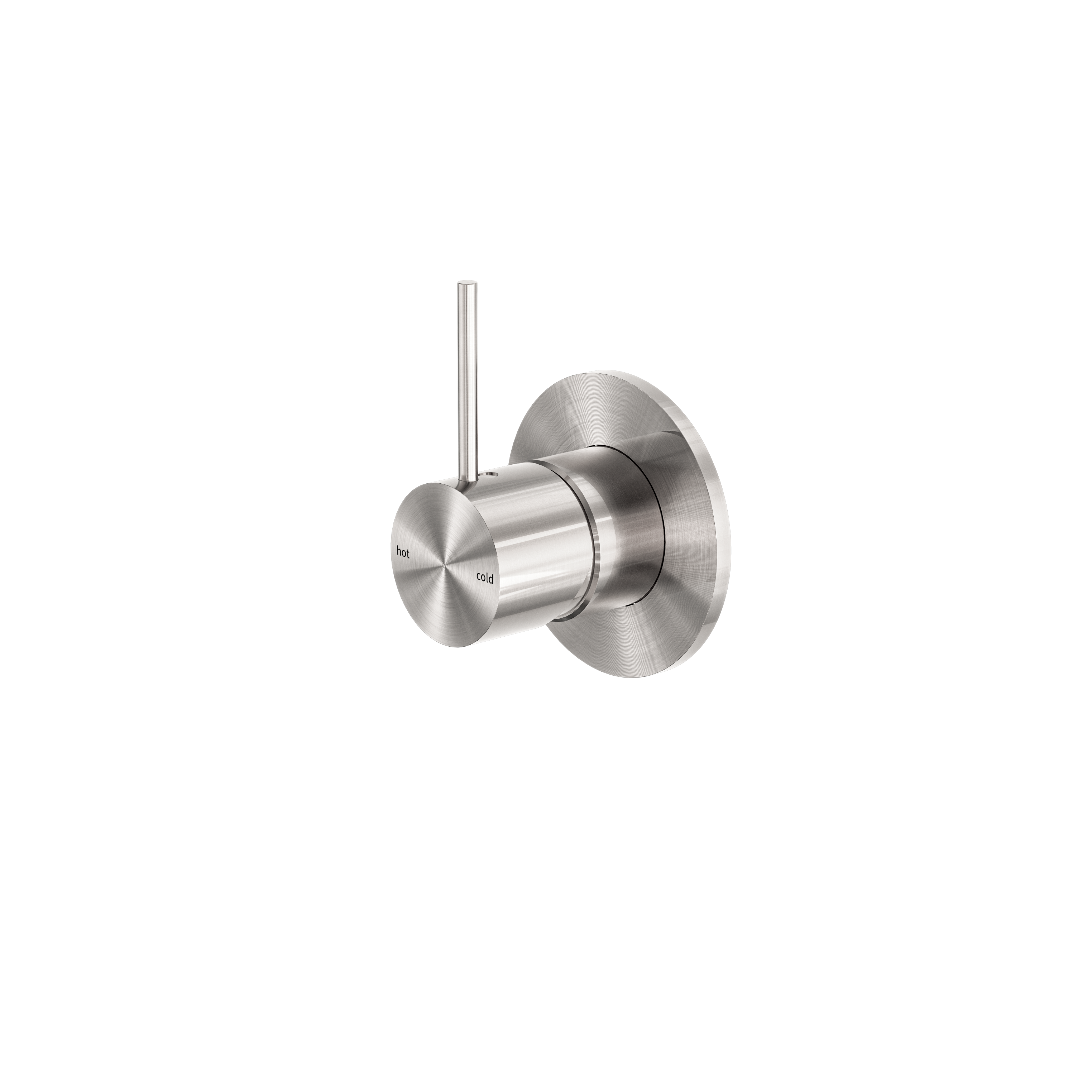 Mecca Shower Mixer With Handle Up 80mm Plate
