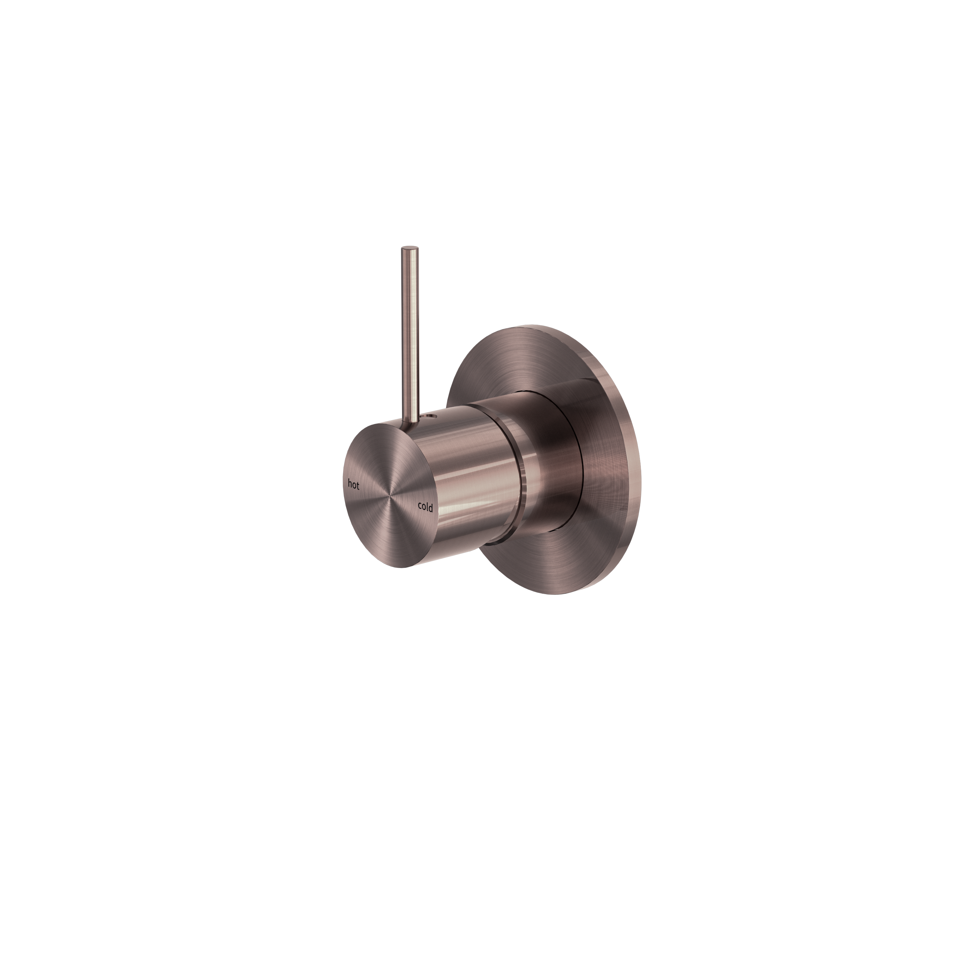Mecca Shower Mixer With Handle Up 80mm Plate