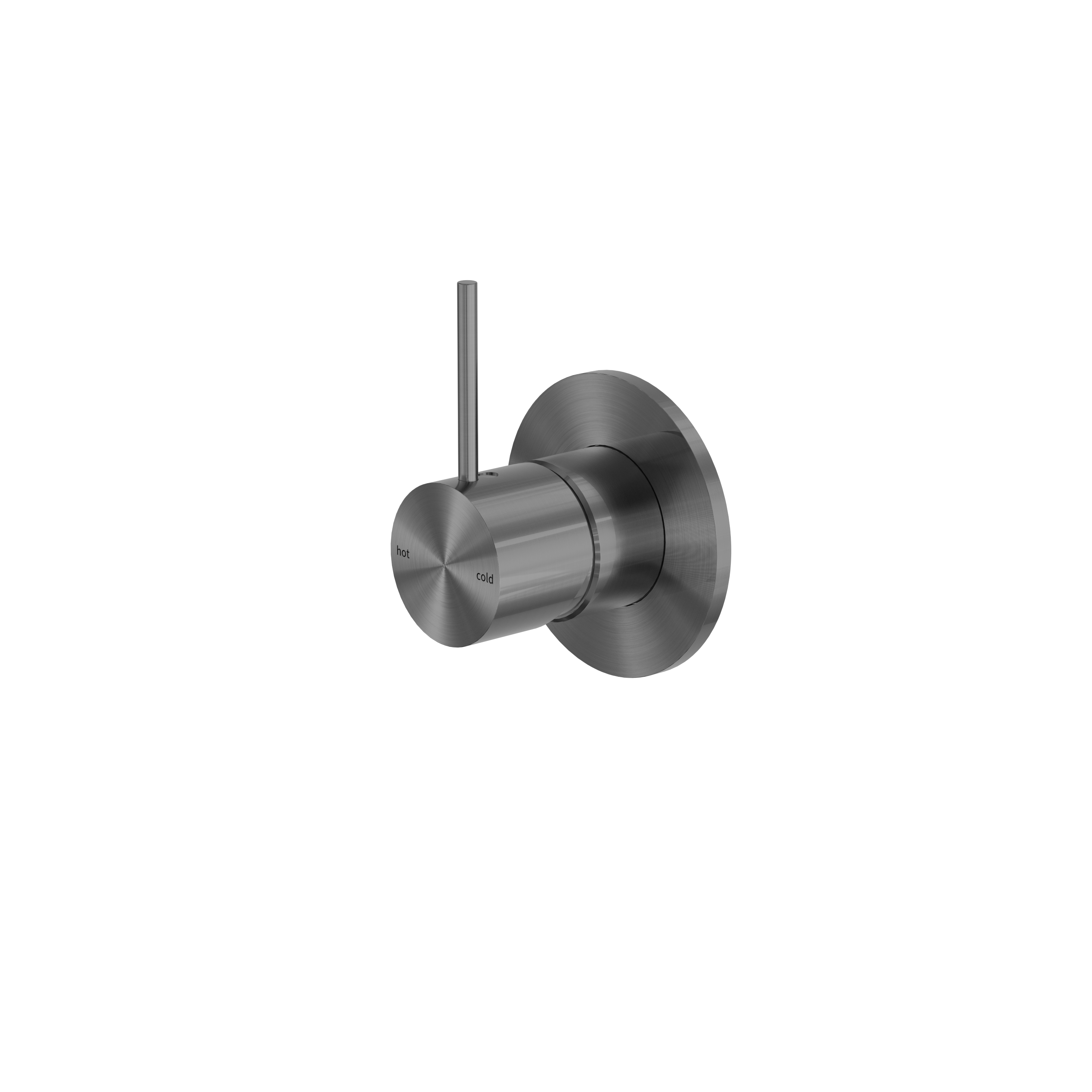 Mecca Shower Mixer With Handle Up 80mm Plate