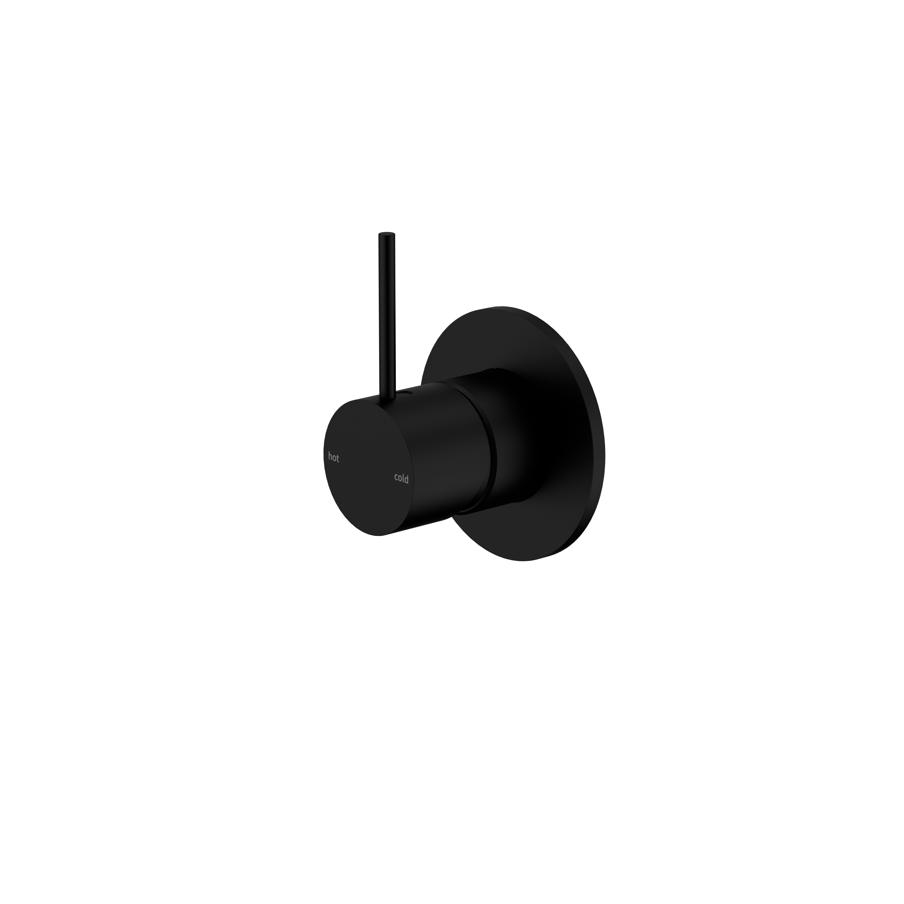 Mecca Shower Mixer With Handle Up 80mm Plate
