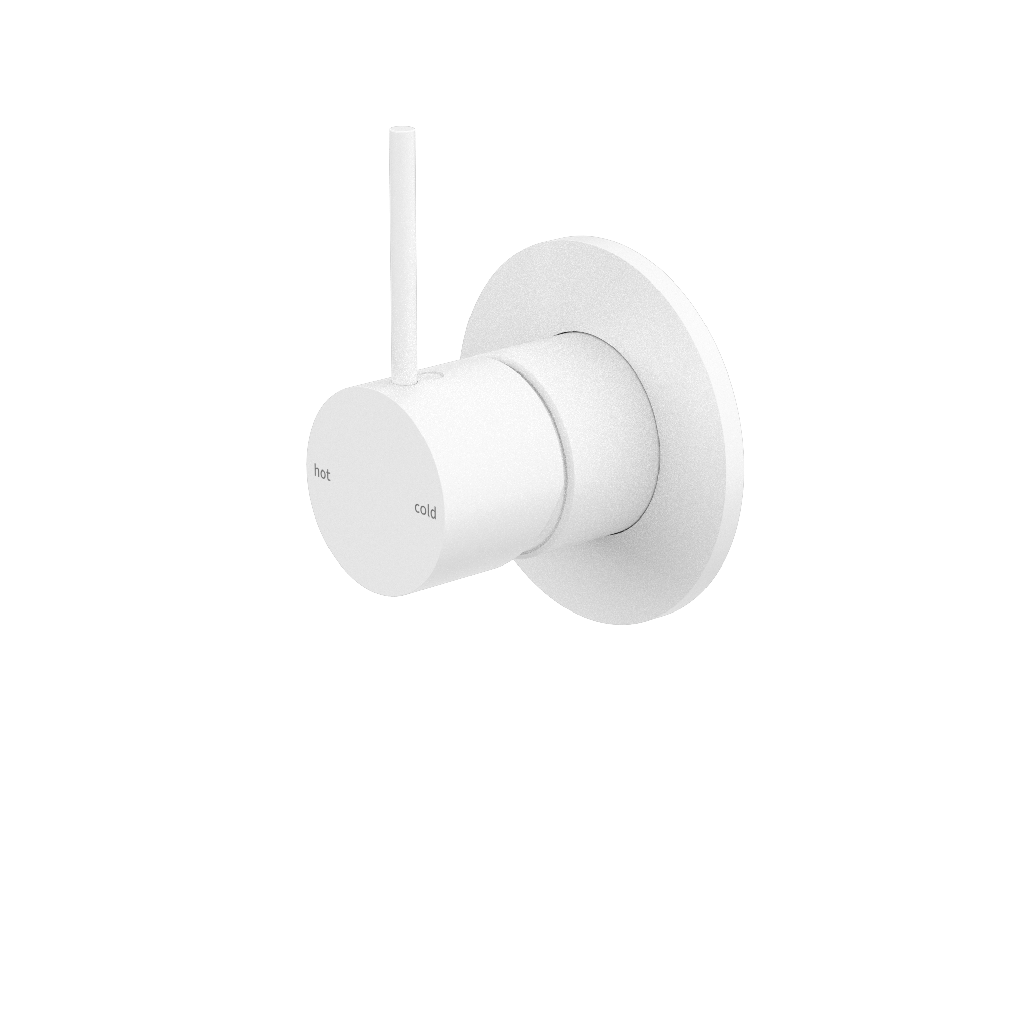 Mecca Shower Mixer With Handle Up 80mm Plate