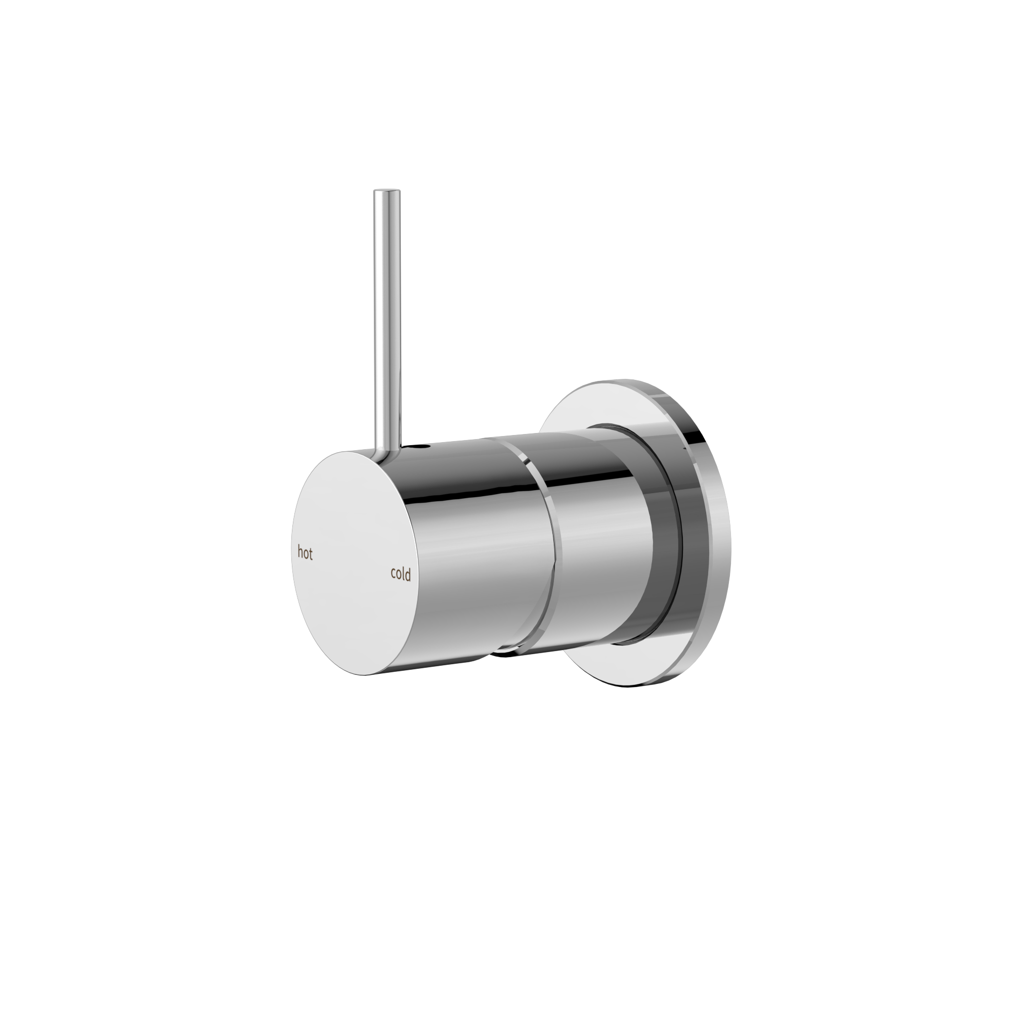 Mecca Shower Mixer With 60mm Handle Up Plate