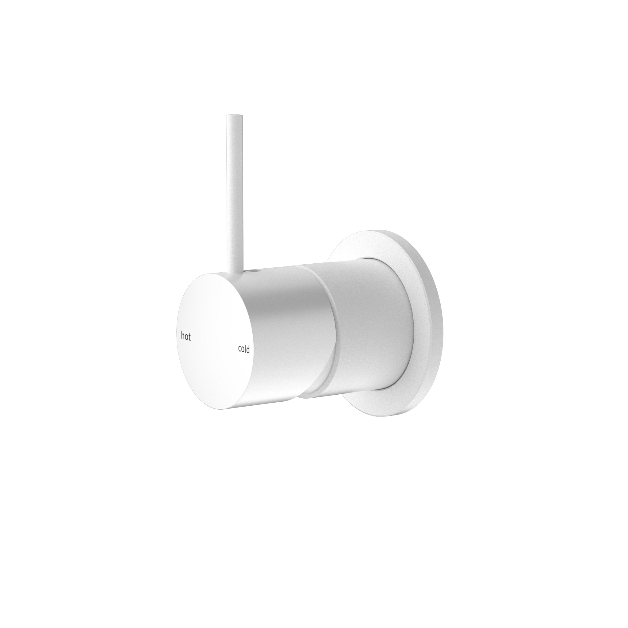 Mecca Shower Mixer With 60mm Handle Up Plate
