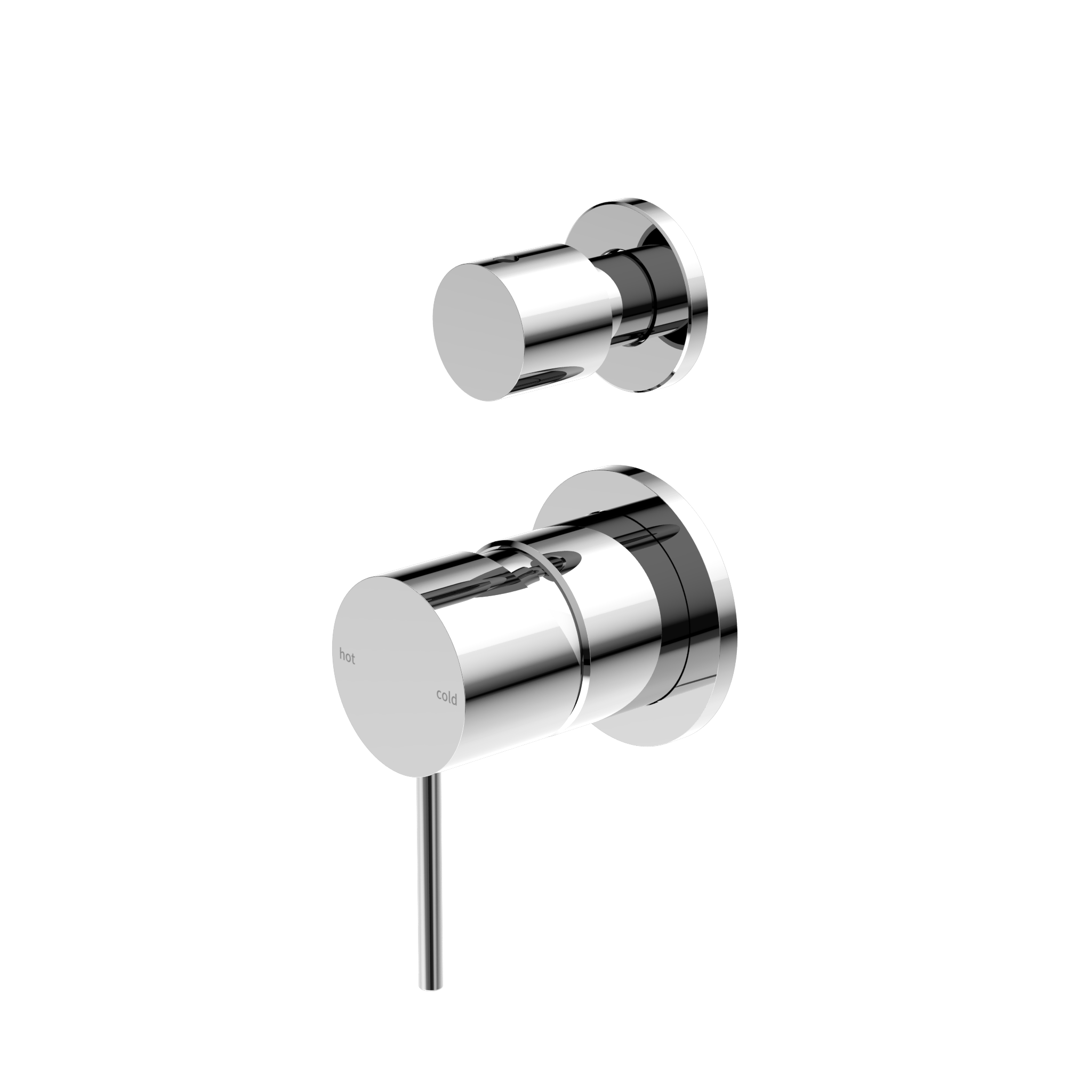 Mecca Shower Mixer With Diverter Separate Back Plate
