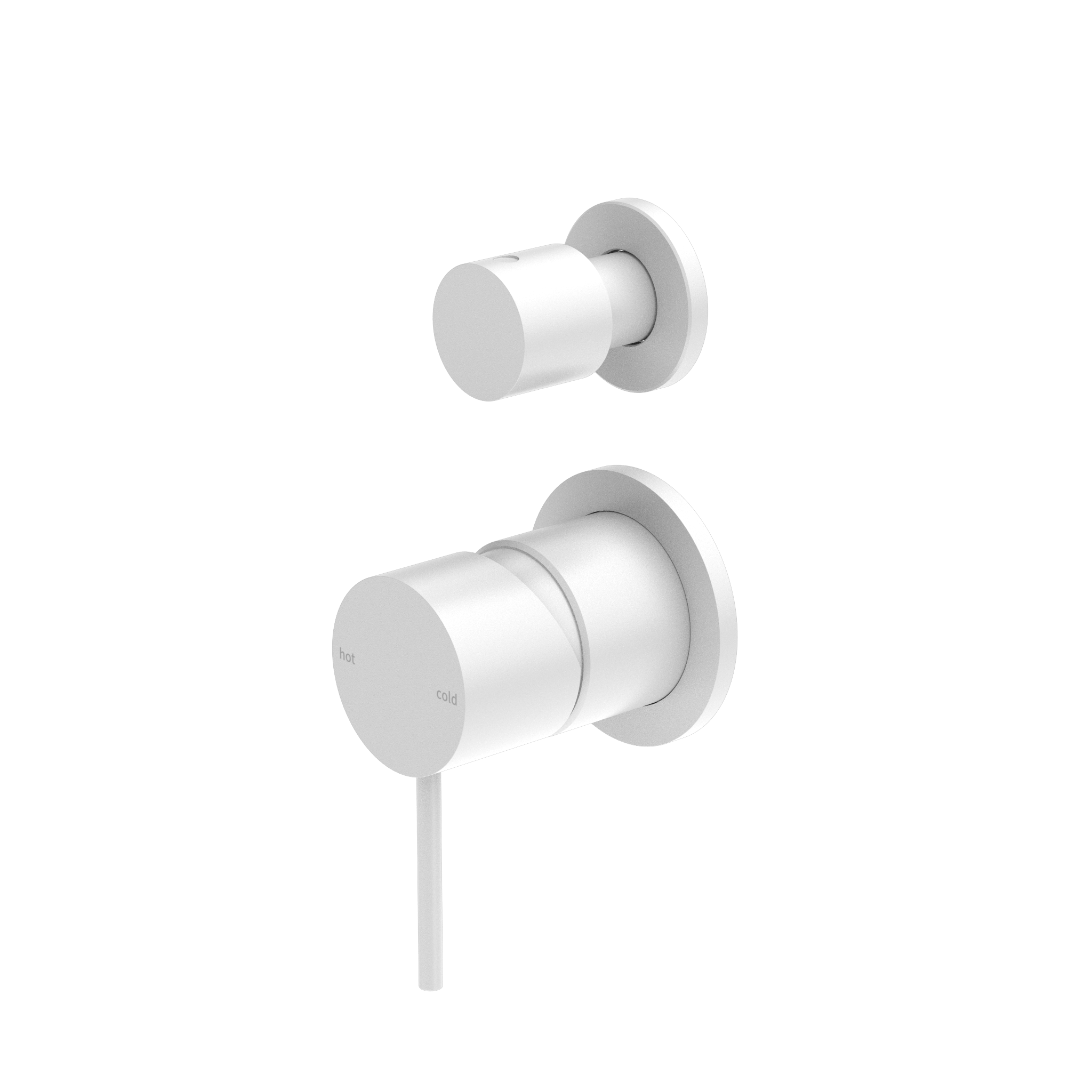 Mecca Shower Mixer With Diverter Separate Back Plate