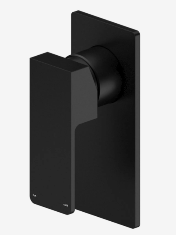 Celia Shower Mixer With Rectangular Backplate