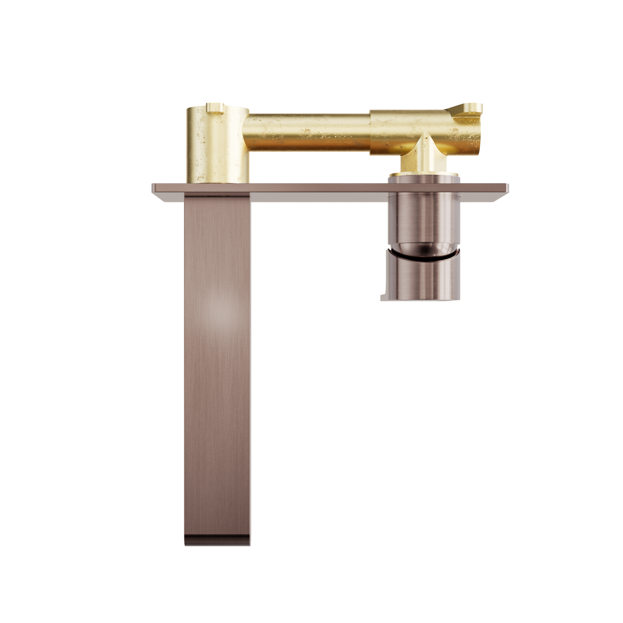 Bianca Wall Basin/Bath Mixer 187mm