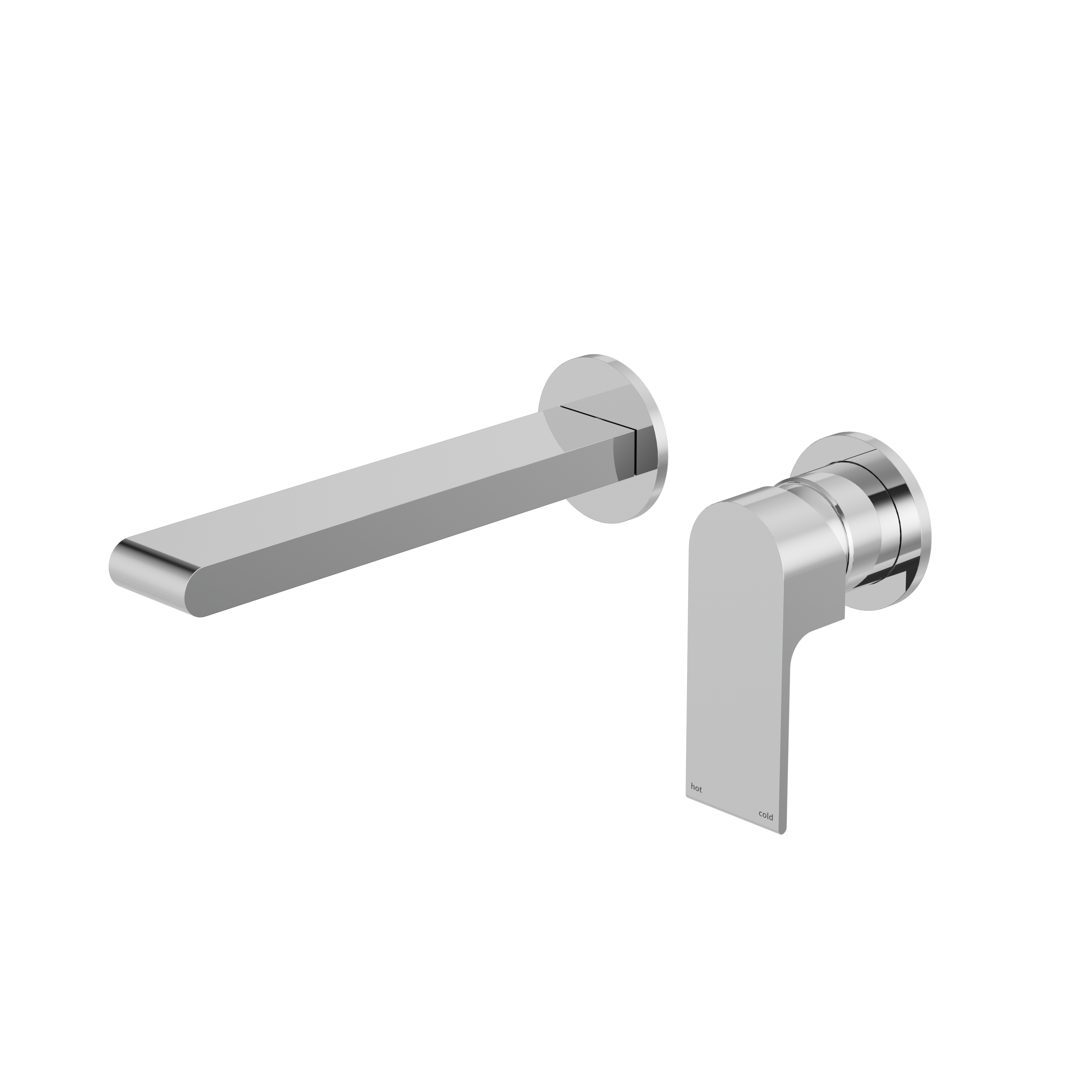 Bianca Basin/Bath Mixer with Separate Back Plate 187mm