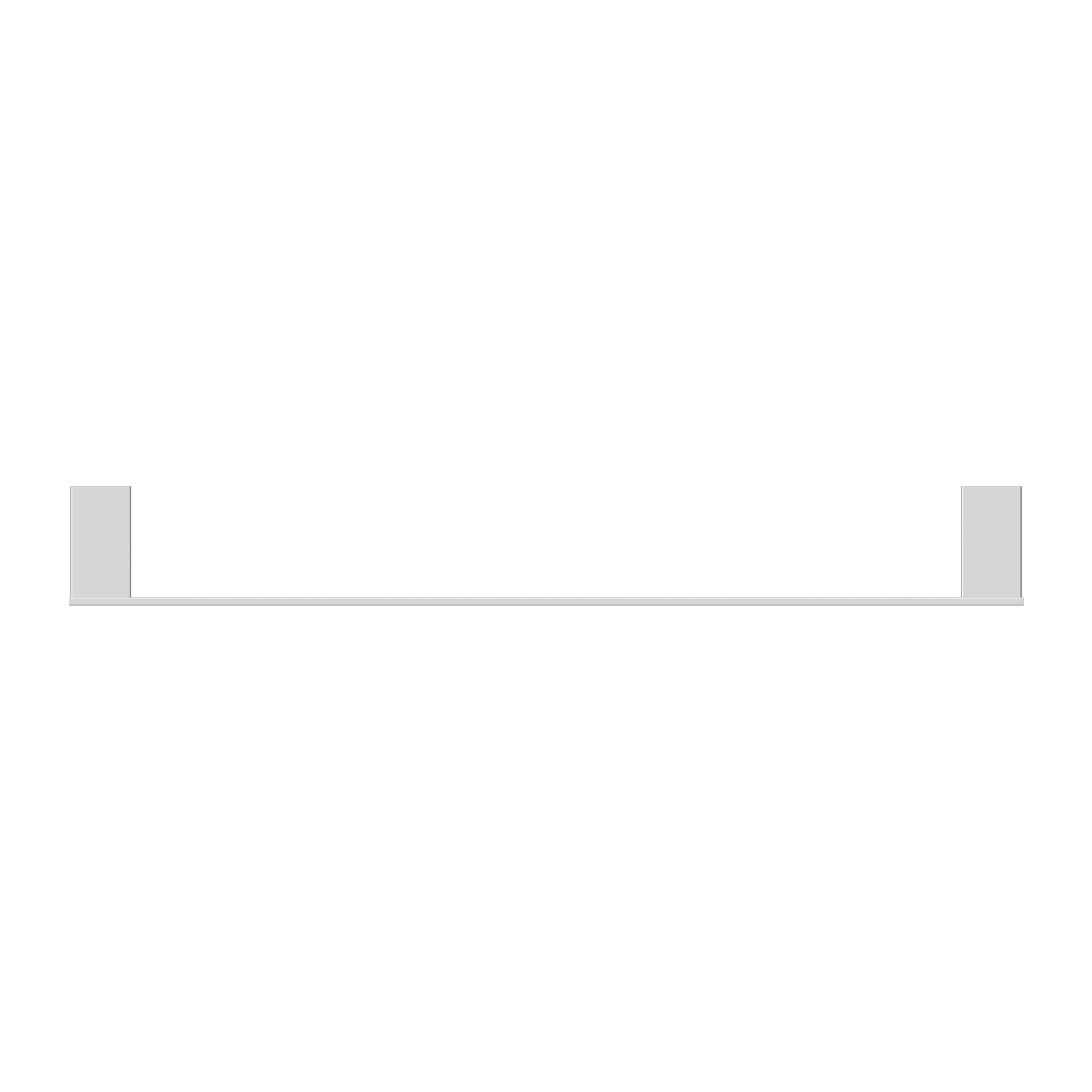 Celia Single Towel Rail 600mm