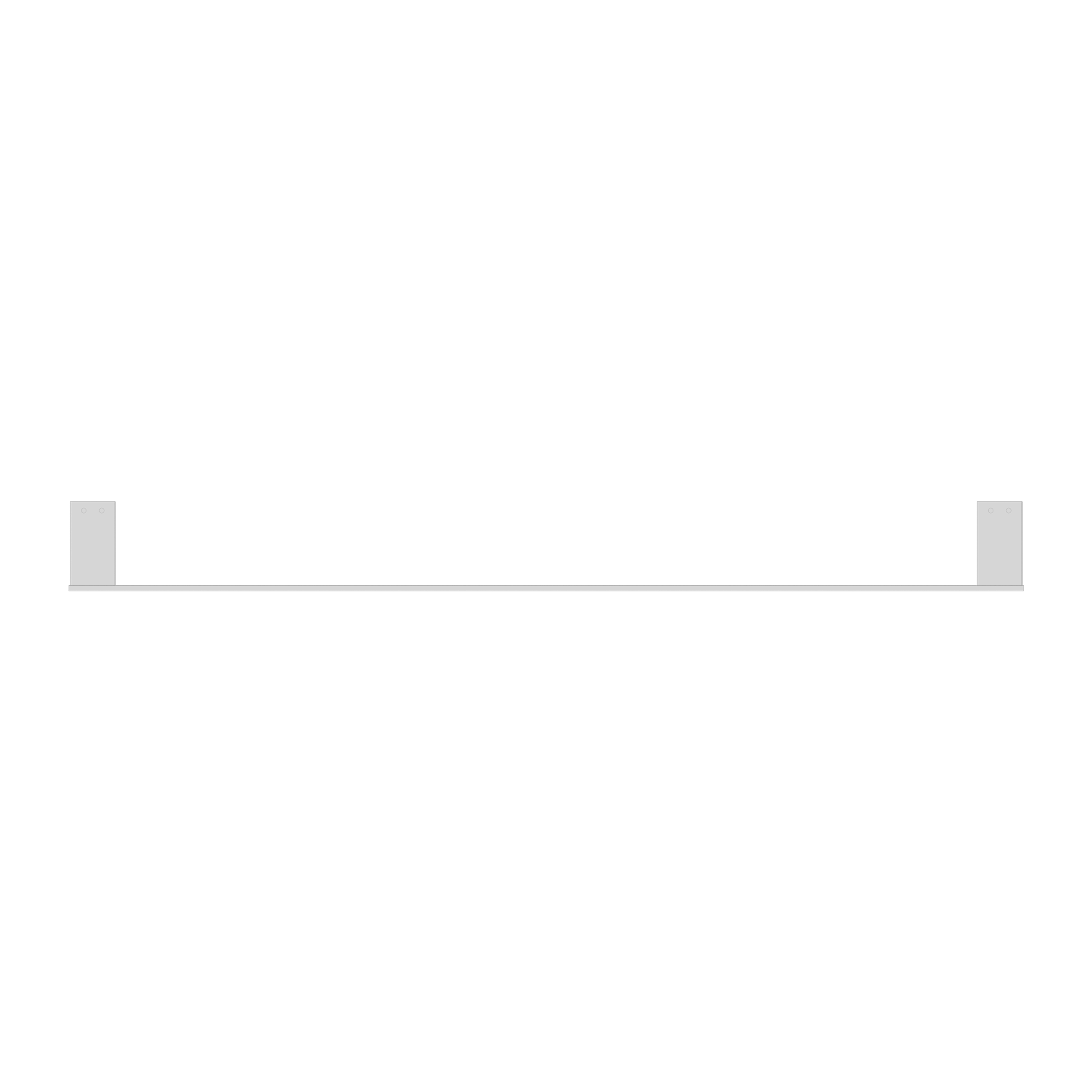 Celia Single Towel Rail 800mm