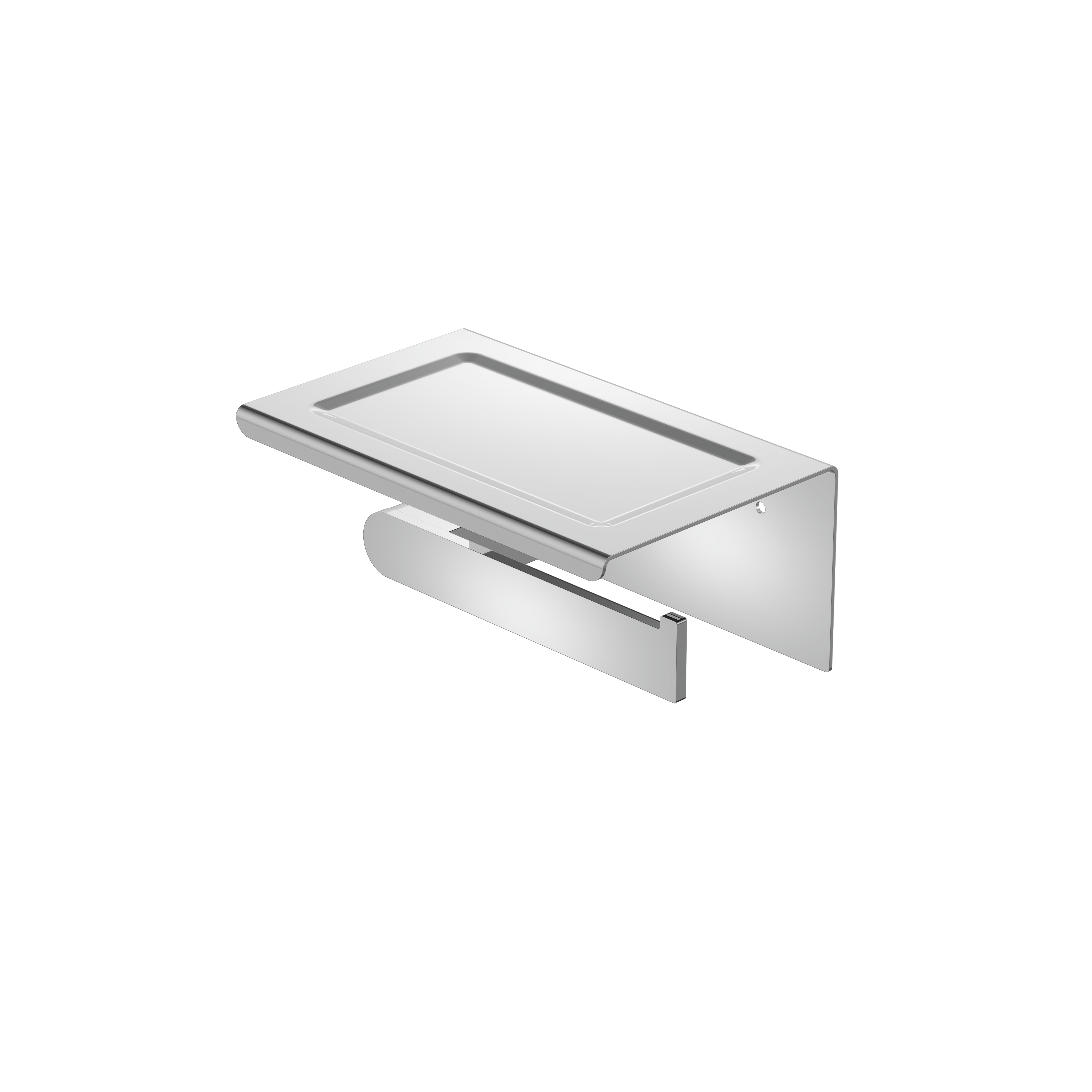 Bianca Toilet Roll Holder with Phone Holder